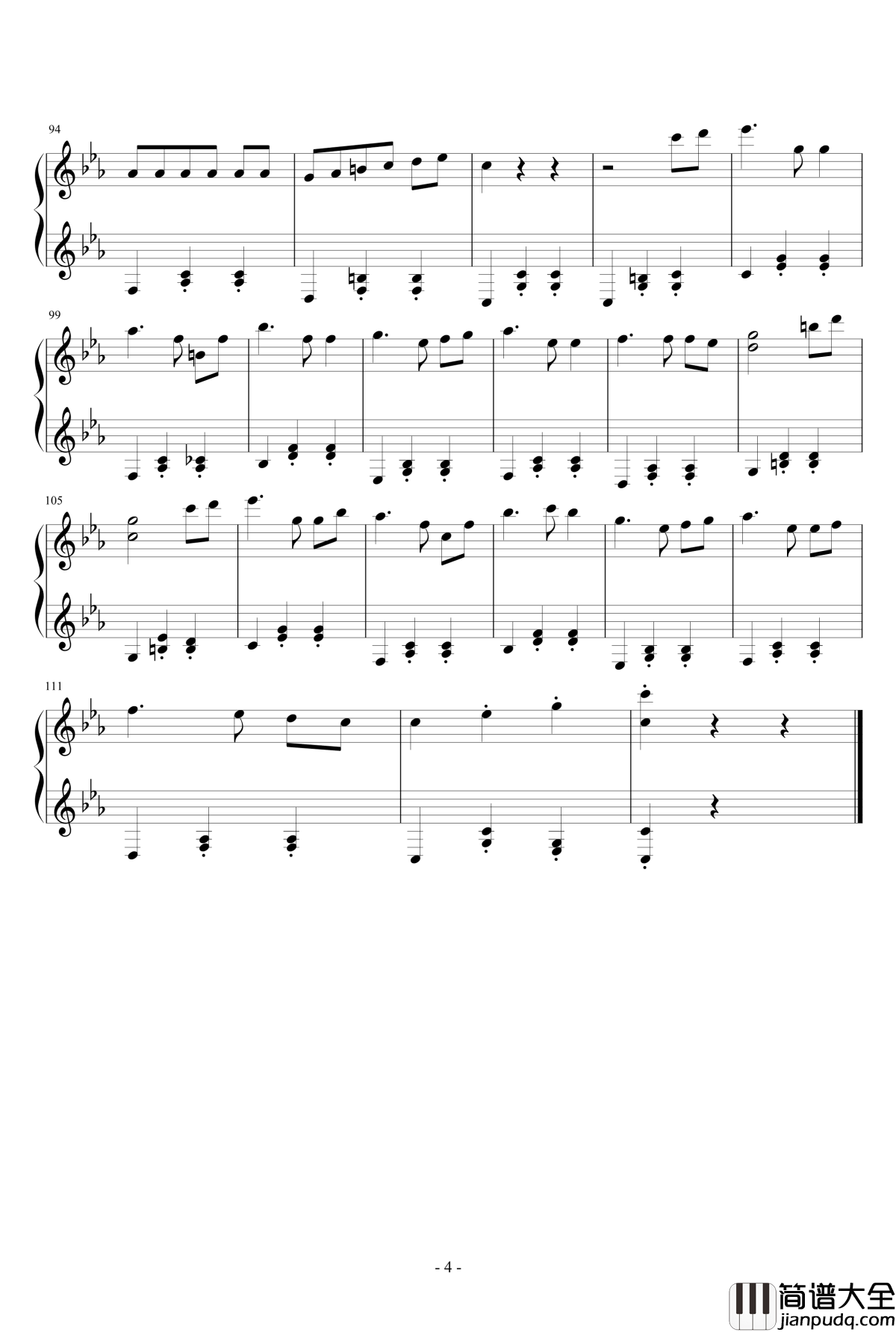 木偶圆舞曲钢琴谱_Dollman