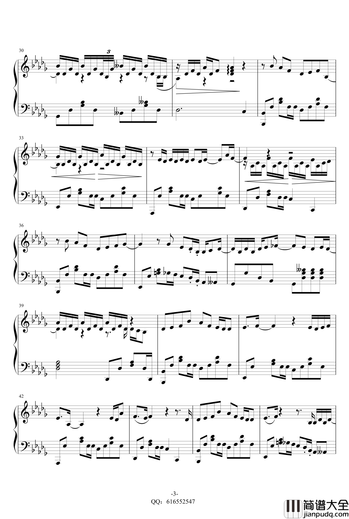 If_You钢琴谱_金龙鱼原声161114_BigBang