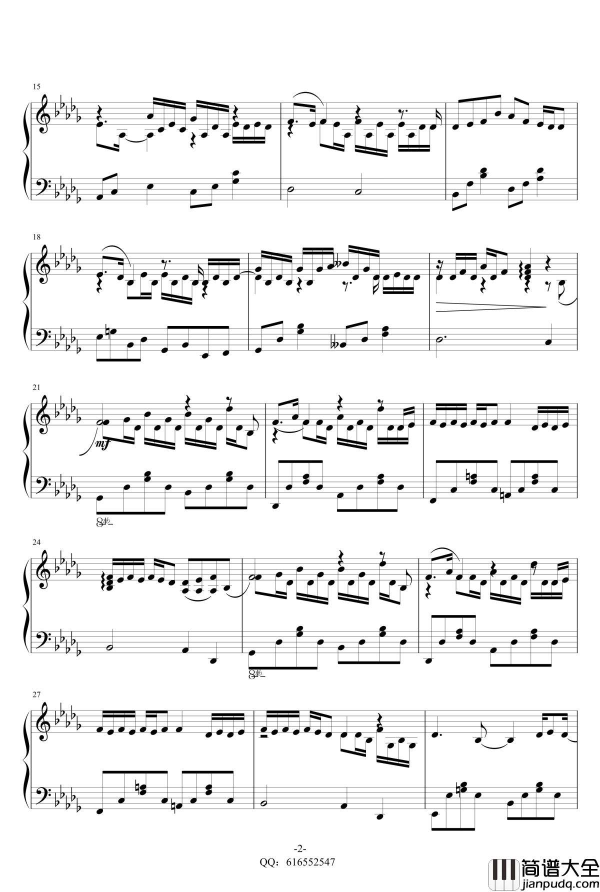 If_You钢琴谱_金龙鱼原声161114_BigBang