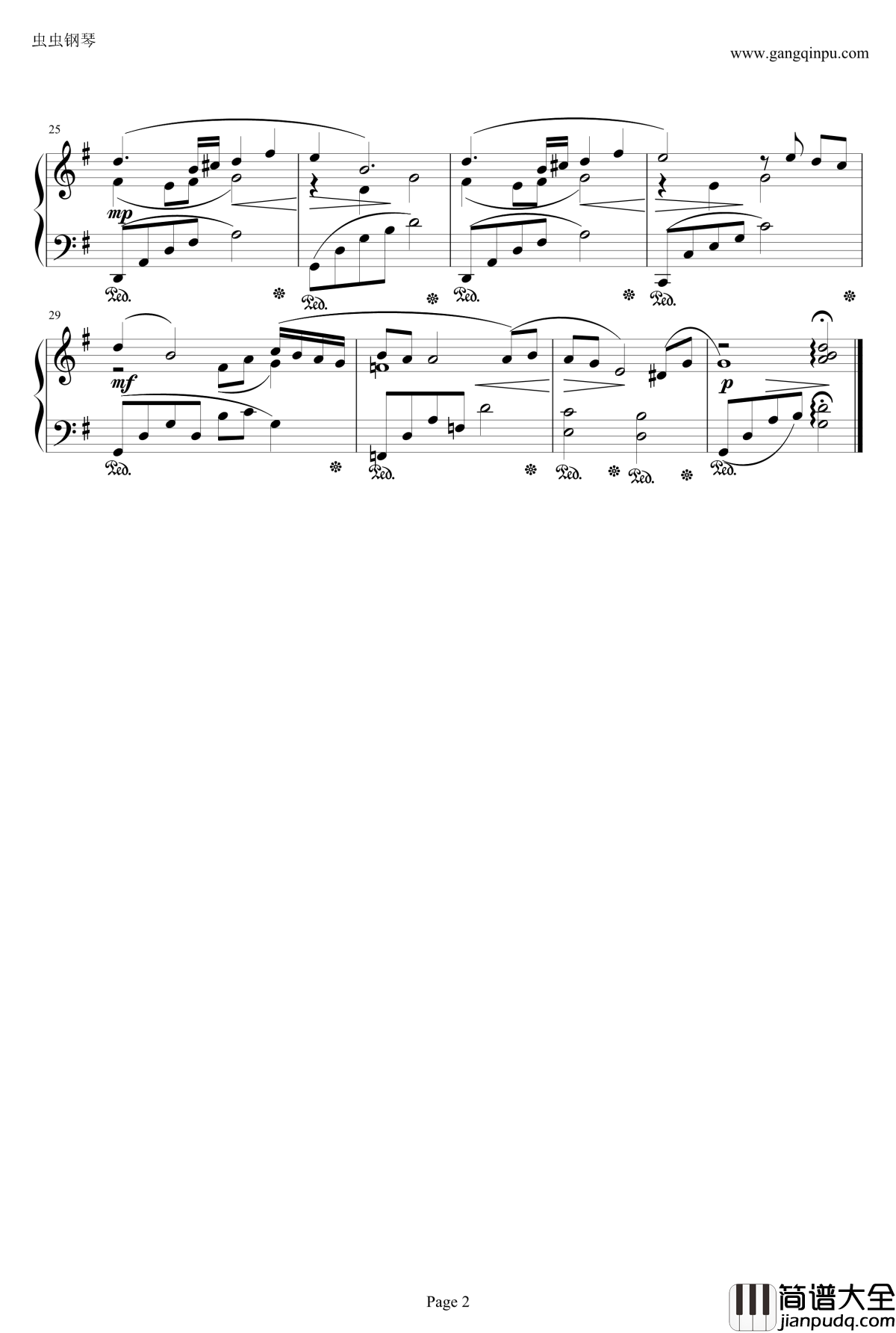 最终幻想FF3Town_of_Water钢琴谱_最终幻想