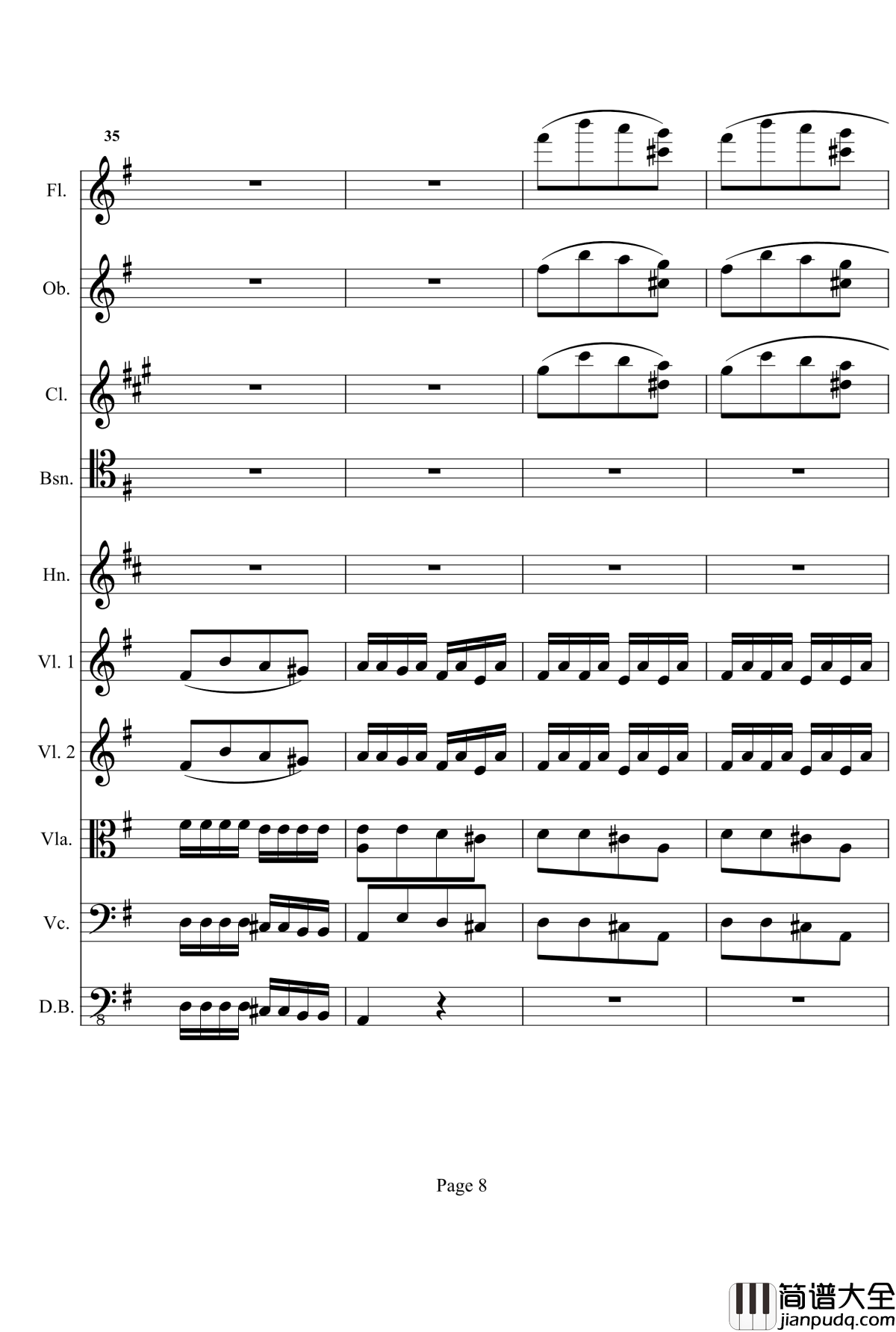 奏鸣曲之交响钢琴谱__第十首_Ⅰ_贝多芬_beethoven