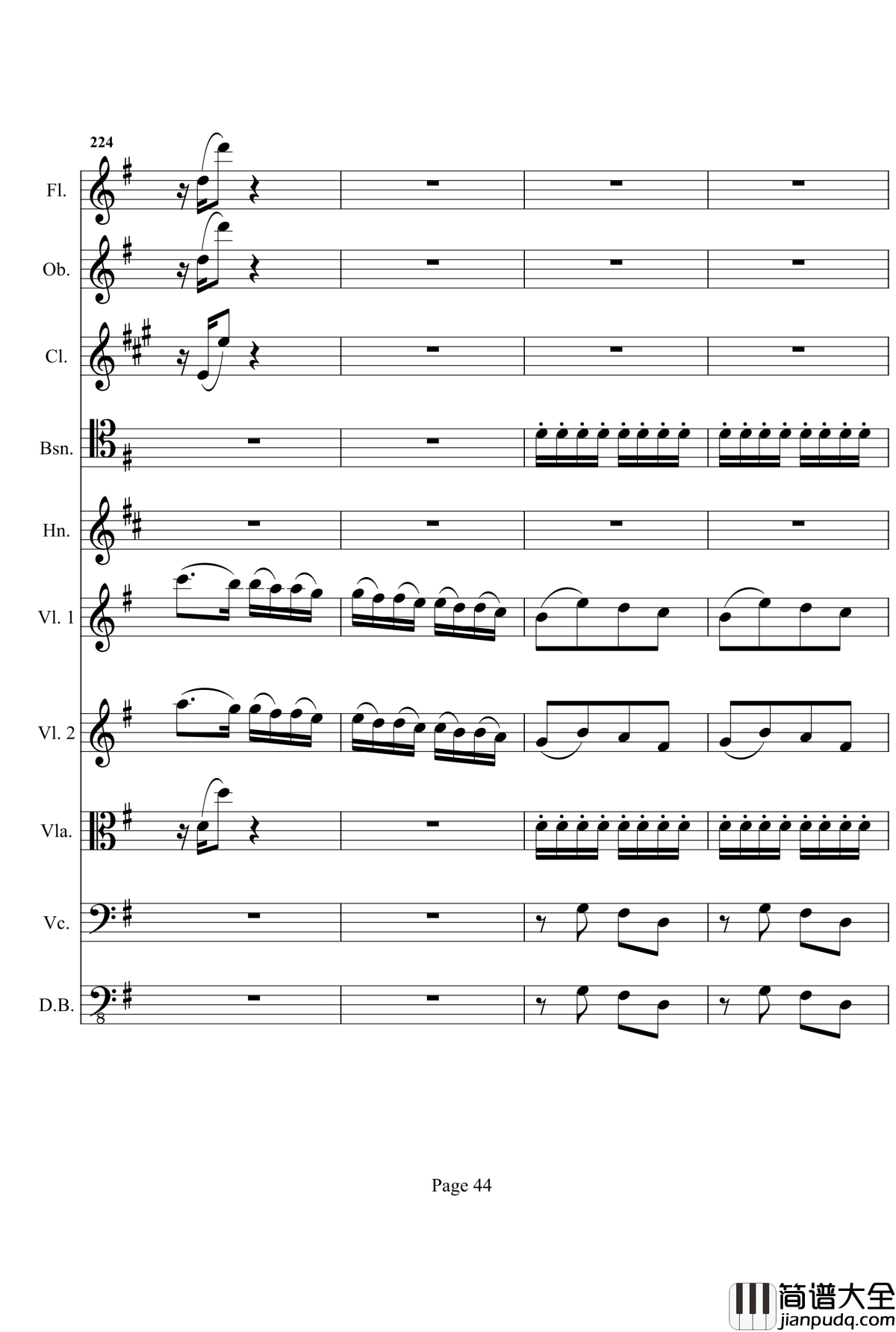 奏鸣曲之交响钢琴谱__第十首_Ⅰ_贝多芬_beethoven