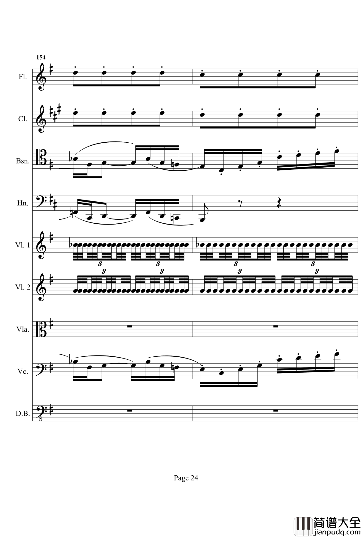 奏鸣曲之交响钢琴谱__第十首_Ⅰ_贝多芬_beethoven