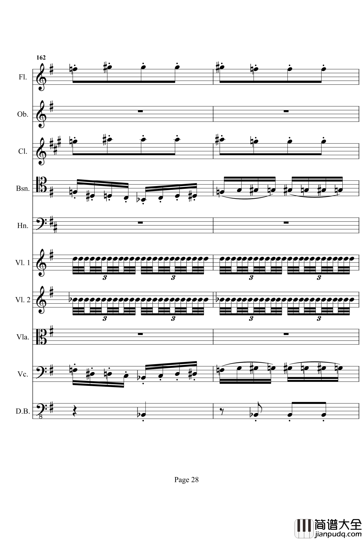 奏鸣曲之交响钢琴谱__第十首_Ⅰ_贝多芬_beethoven