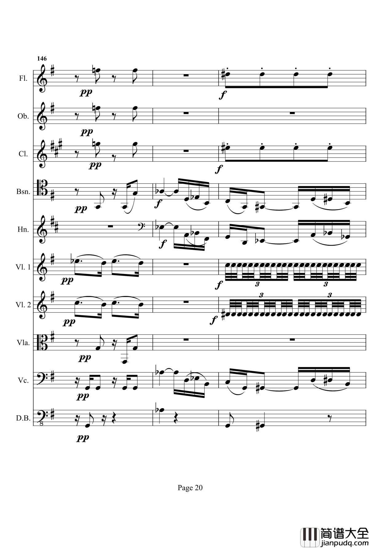 奏鸣曲之交响钢琴谱__第十首_Ⅰ_贝多芬_beethoven