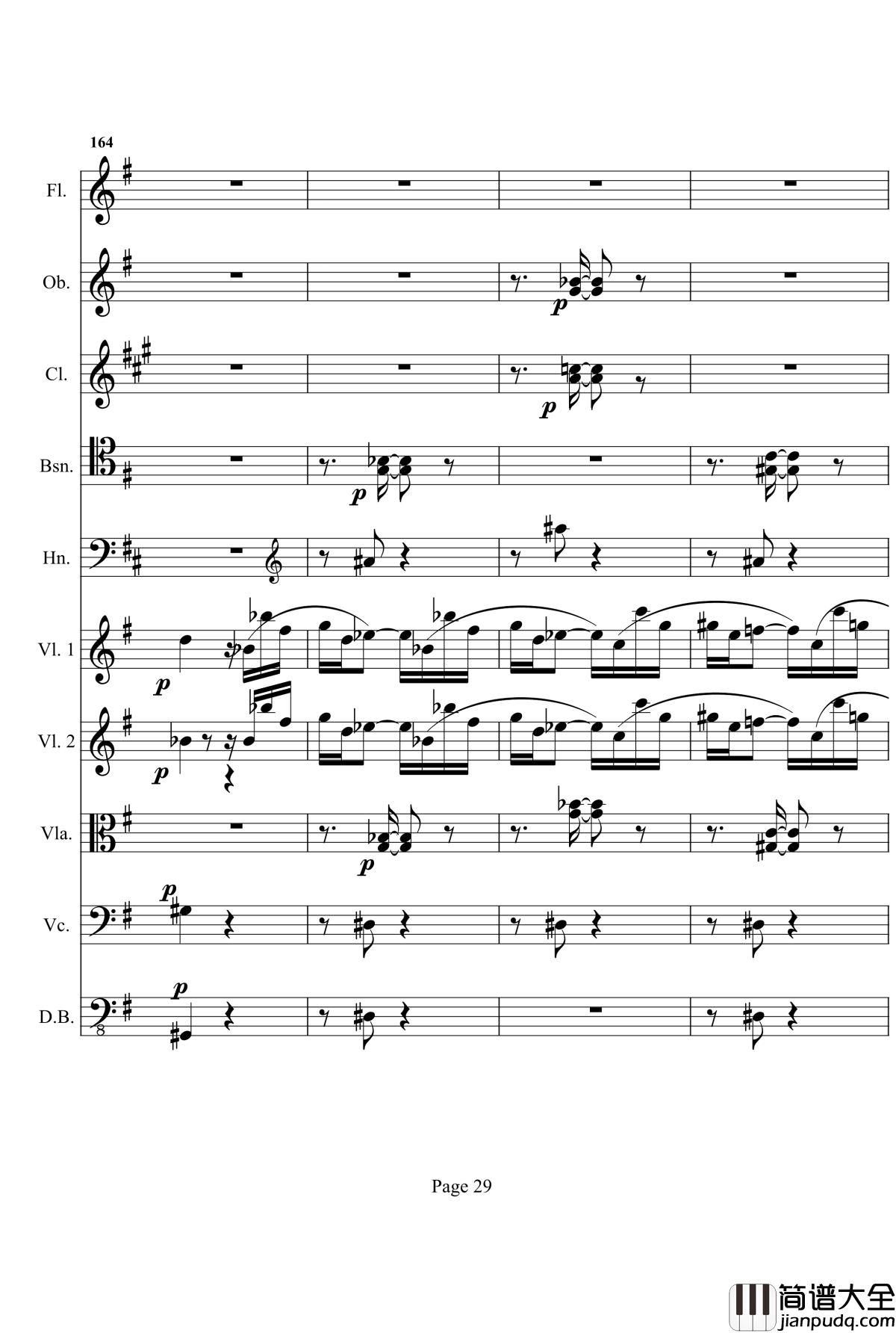 奏鸣曲之交响钢琴谱__第十首_Ⅰ_贝多芬_beethoven