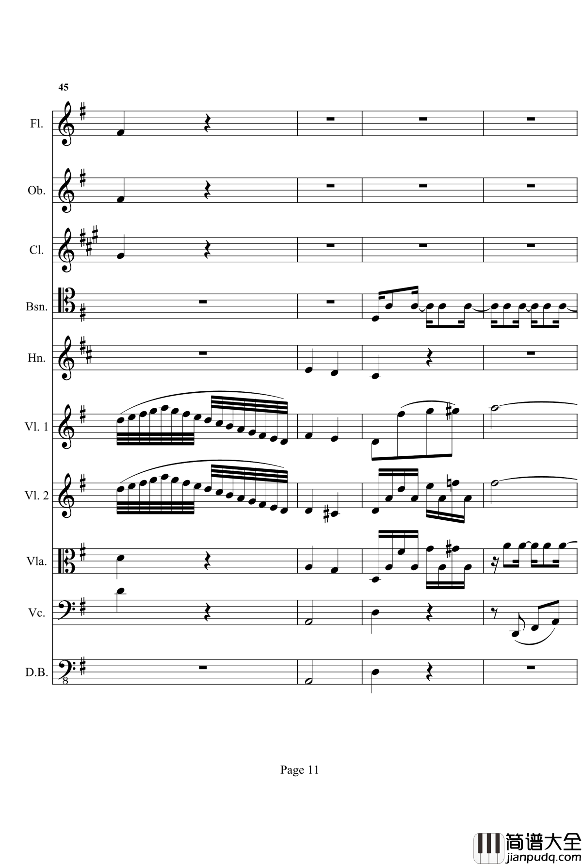 奏鸣曲之交响钢琴谱__第十首_Ⅰ_贝多芬_beethoven