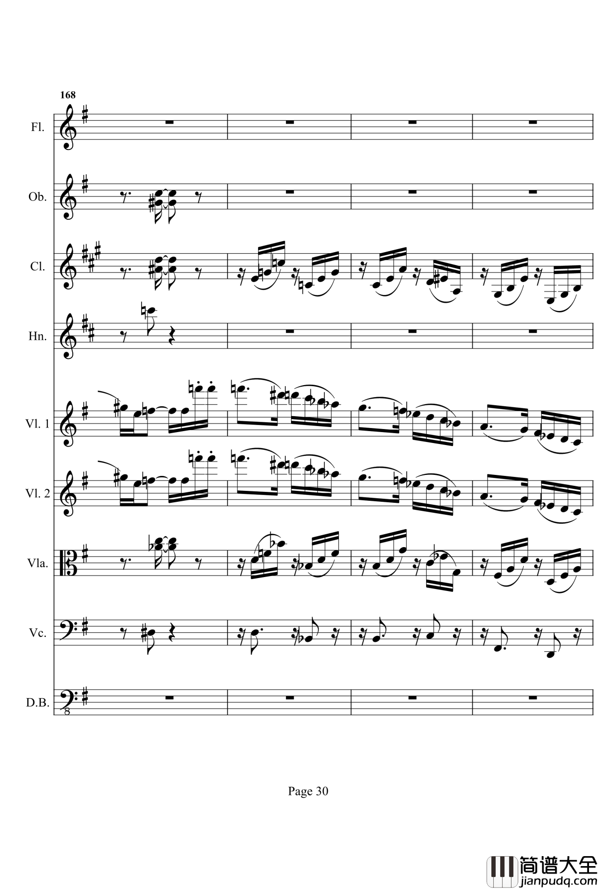 奏鸣曲之交响钢琴谱__第十首_Ⅰ_贝多芬_beethoven