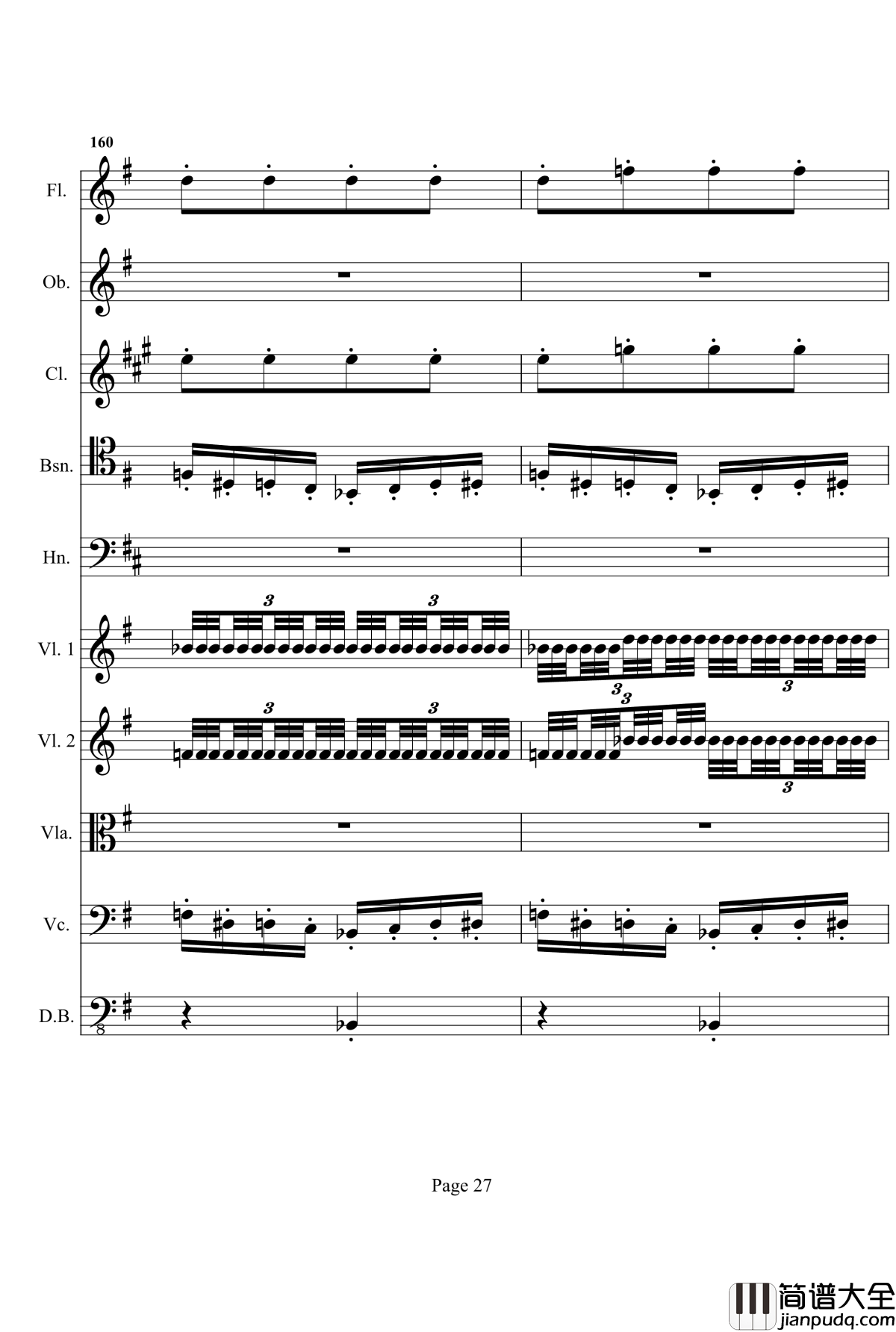 奏鸣曲之交响钢琴谱__第十首_Ⅰ_贝多芬_beethoven