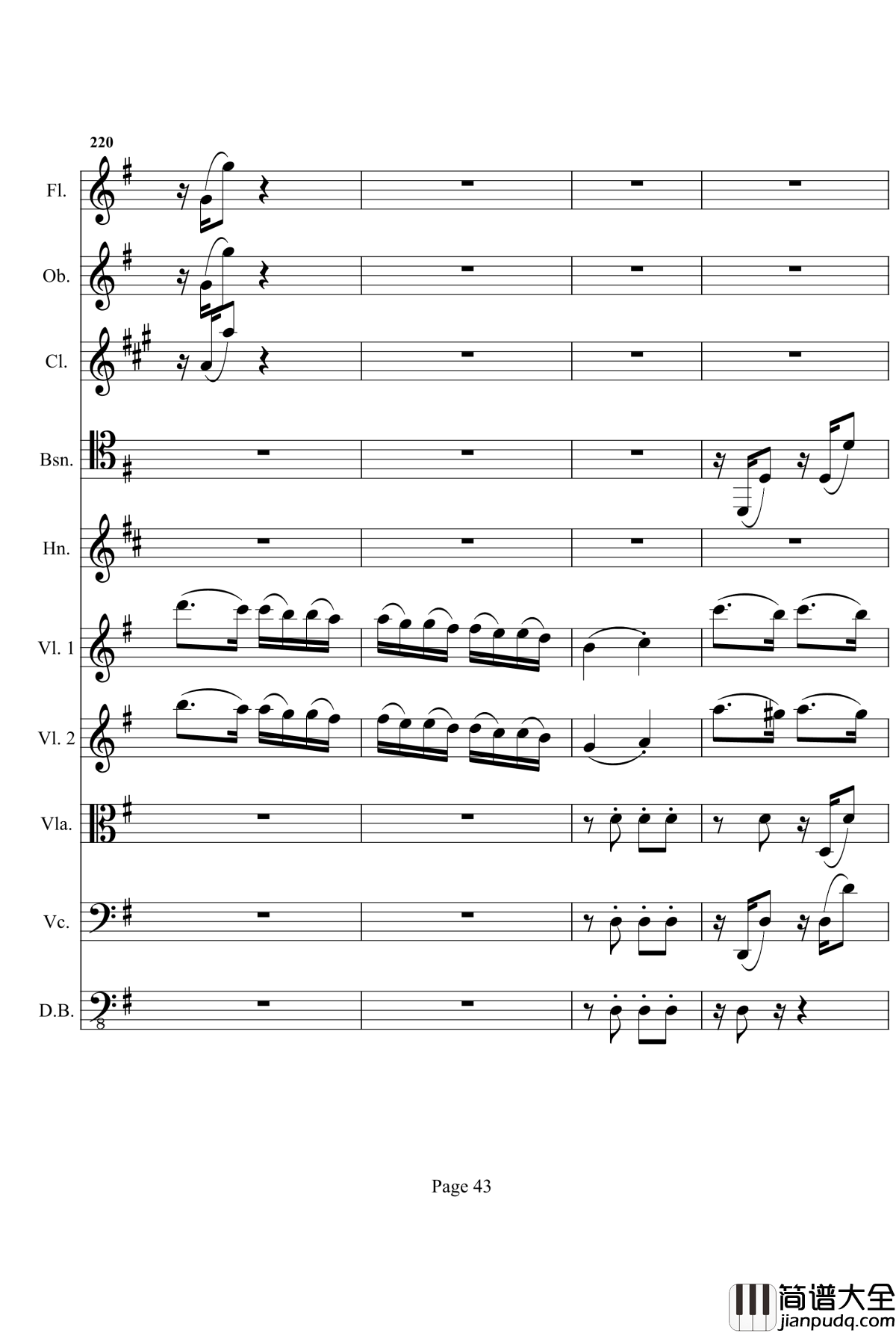 奏鸣曲之交响钢琴谱__第十首_Ⅰ_贝多芬_beethoven