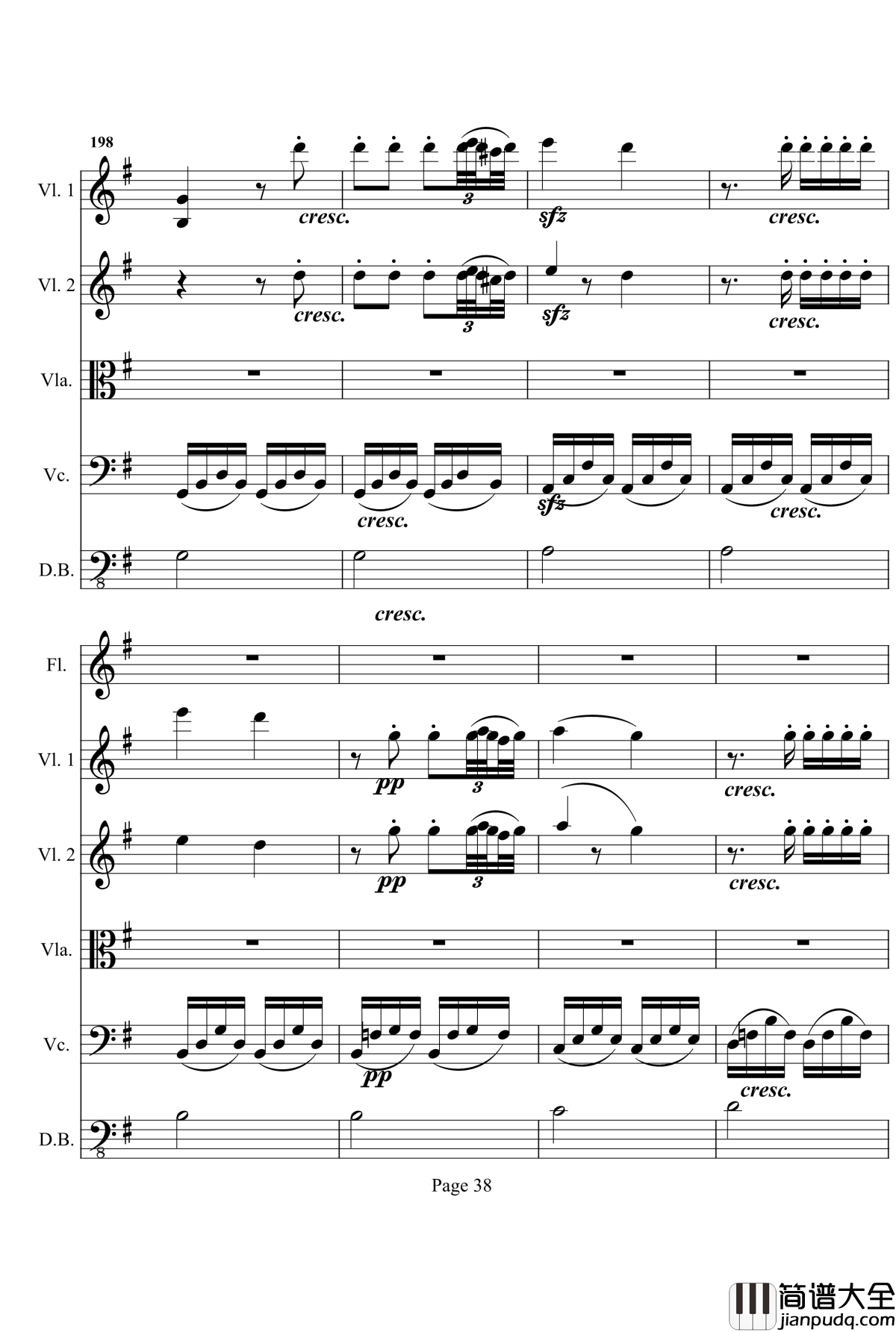 奏鸣曲之交响钢琴谱__第十首_Ⅰ_贝多芬_beethoven