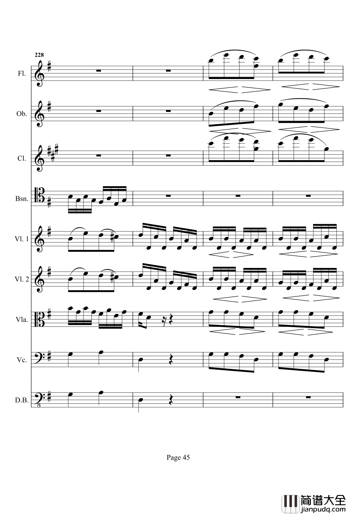 奏鸣曲之交响钢琴谱__第十首_Ⅰ_贝多芬_beethoven