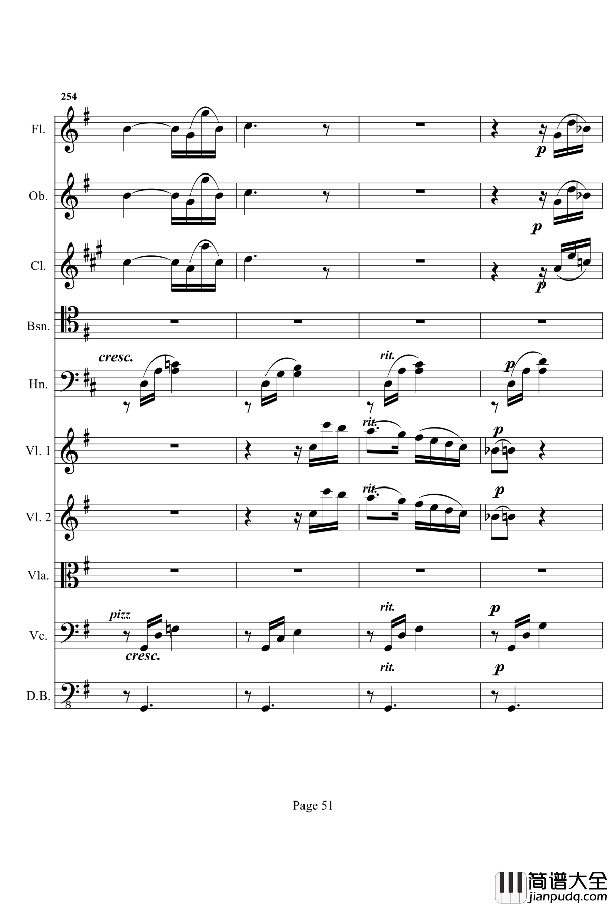 奏鸣曲之交响钢琴谱__第十首_Ⅰ_贝多芬_beethoven