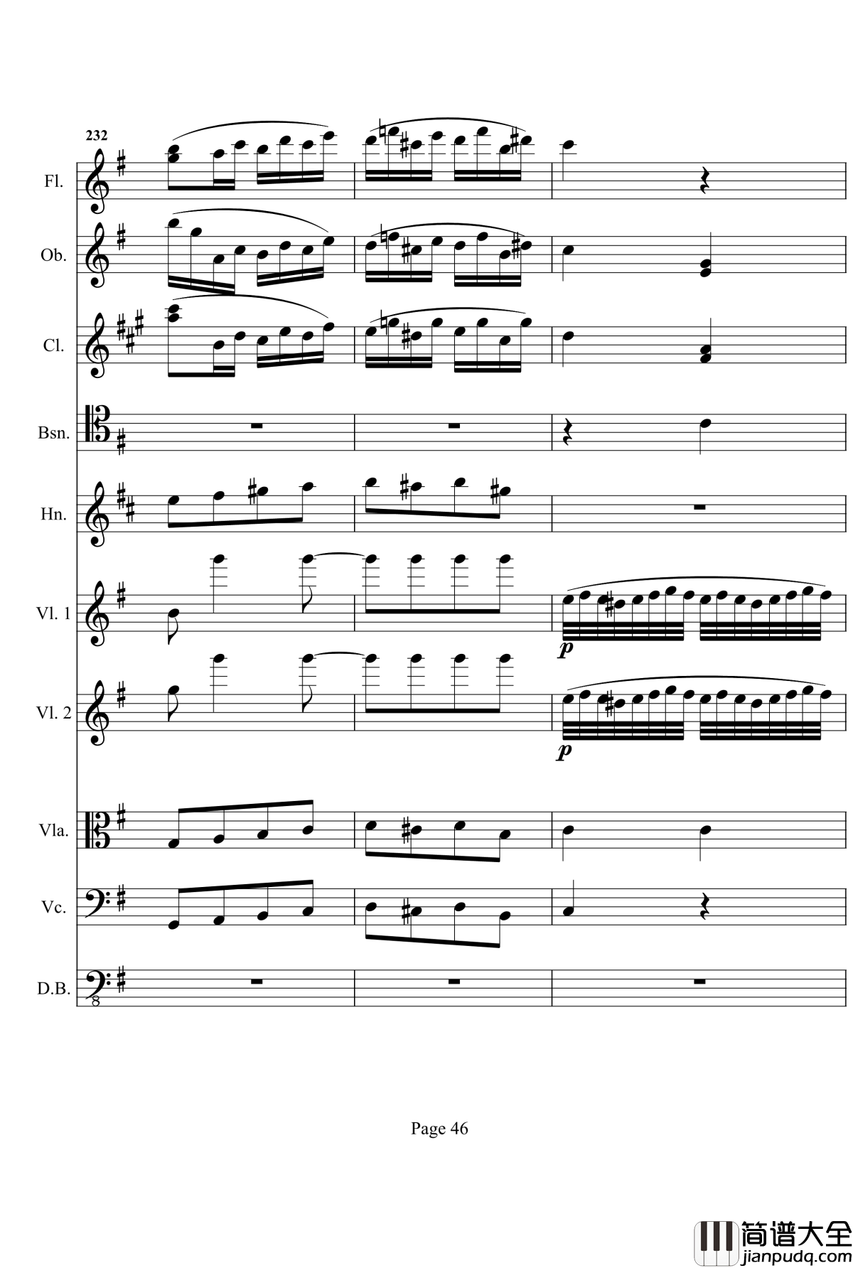 奏鸣曲之交响钢琴谱__第十首_Ⅰ_贝多芬_beethoven