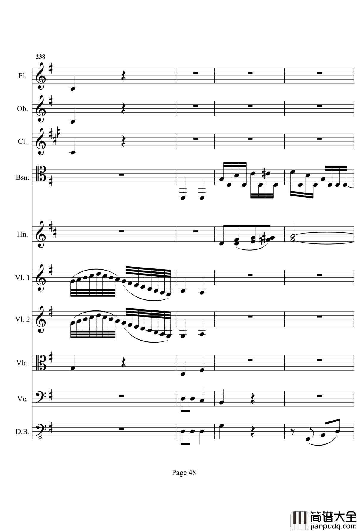 奏鸣曲之交响钢琴谱__第十首_Ⅰ_贝多芬_beethoven