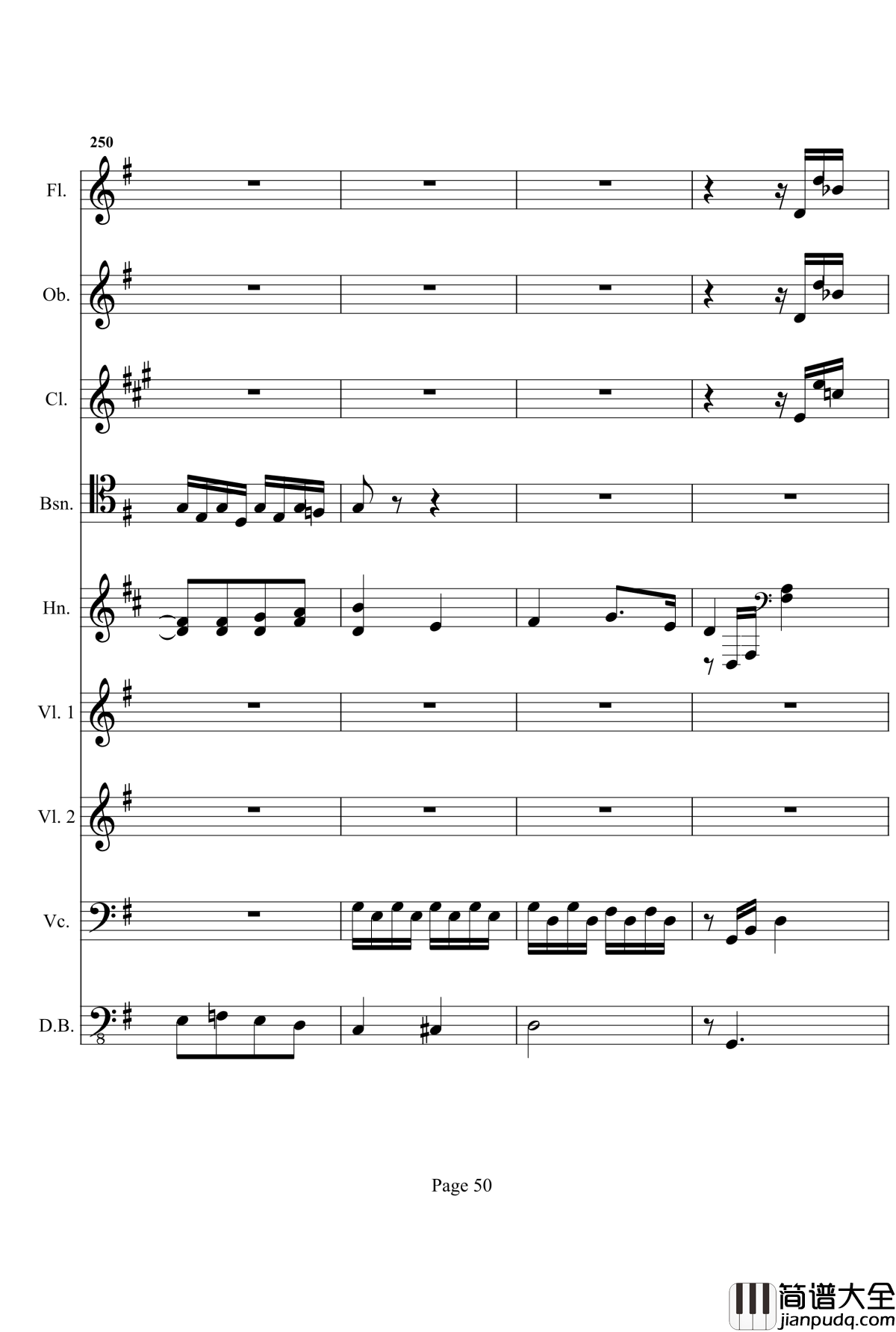 奏鸣曲之交响钢琴谱__第十首_Ⅰ_贝多芬_beethoven