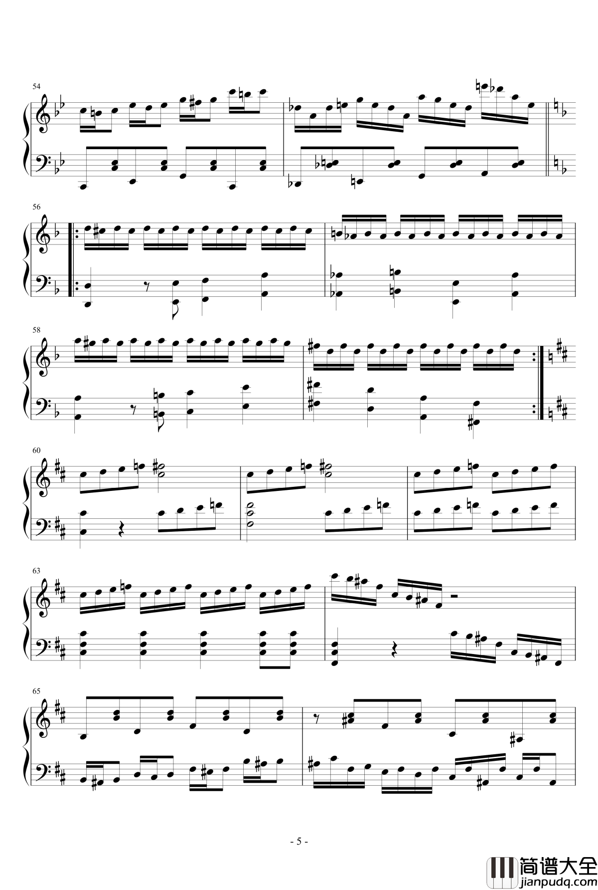 Crazy_Haunted_Mansion_Exploration钢琴谱_lujianxiang555