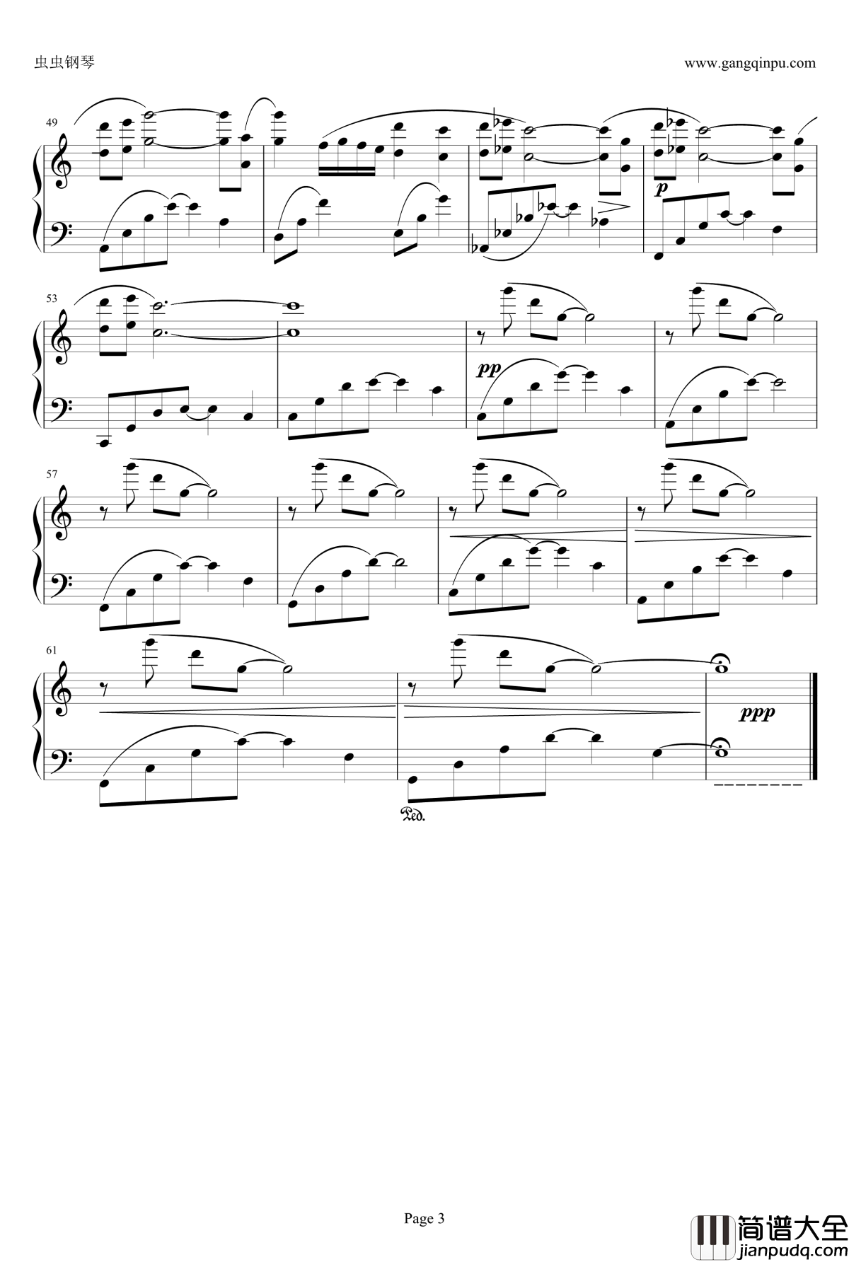 Rydia钢琴谱_最终幻想FF4