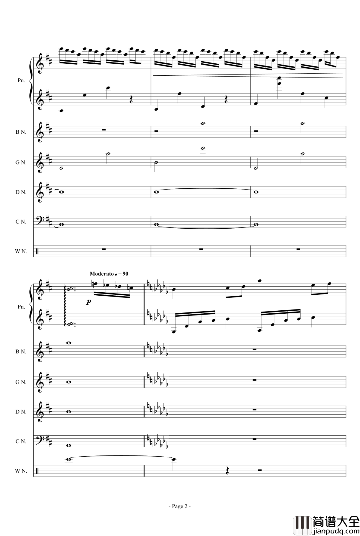 幻想世界之音3钢琴谱_~无限~