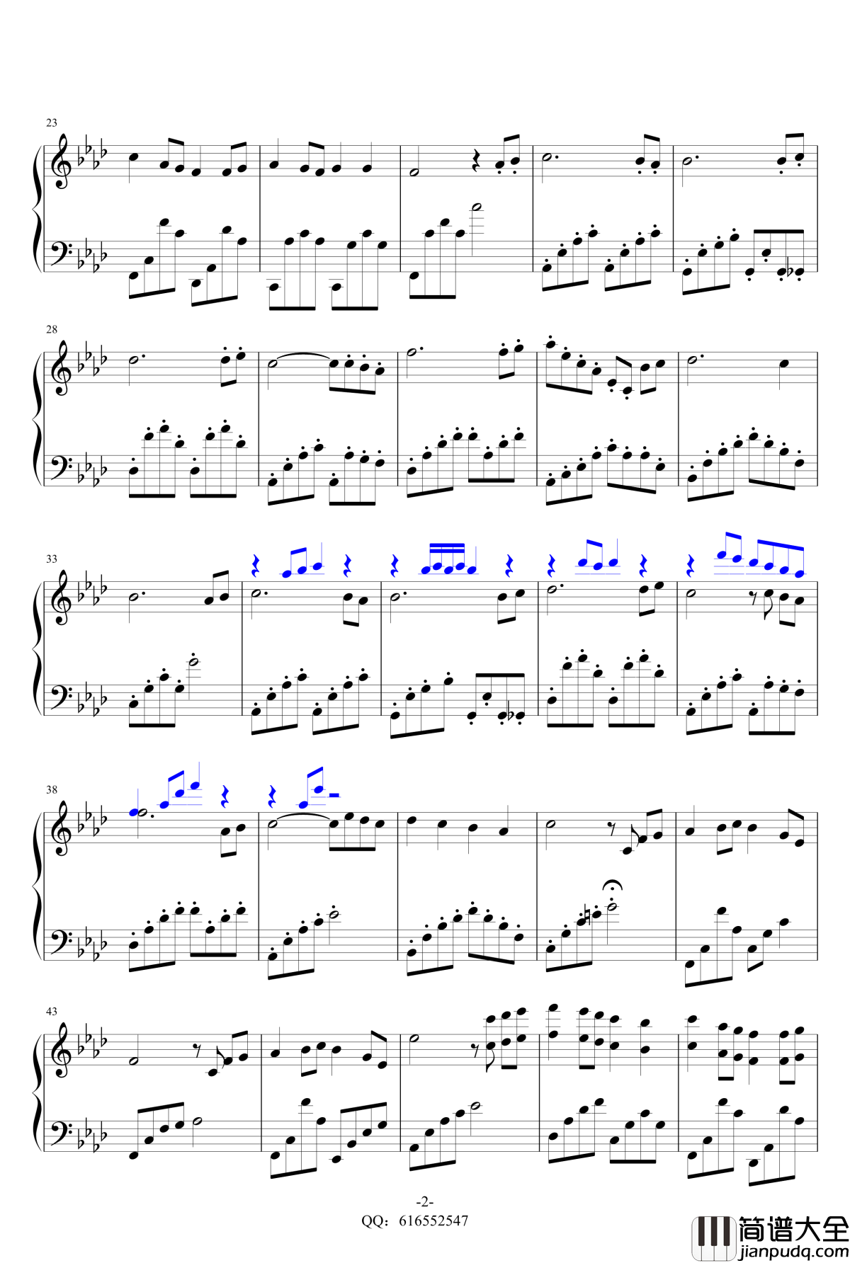 Childhood_memory/童年的回忆班得瑞钢琴谱_金龙鱼161130_Bandari