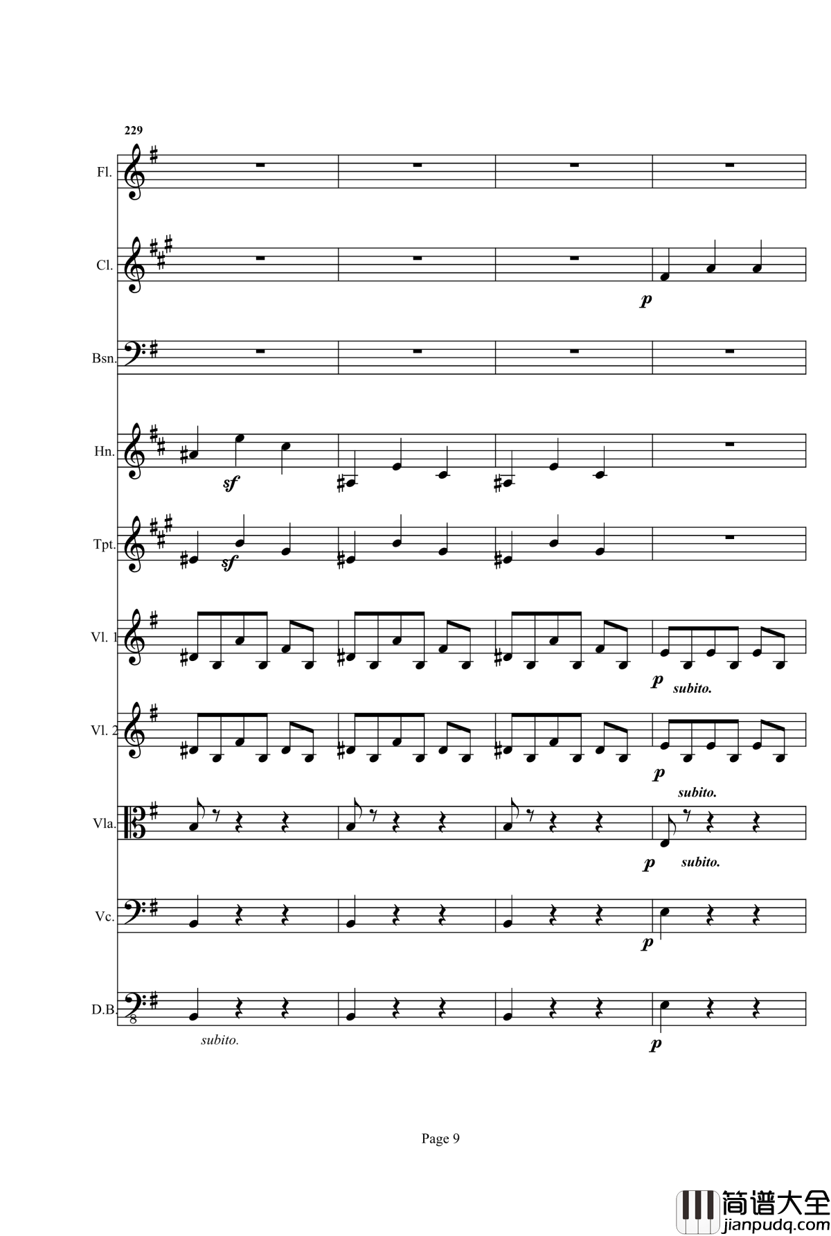 奏鸣曲之交响钢琴谱_第25首_Ⅰ_贝多芬_beethoven