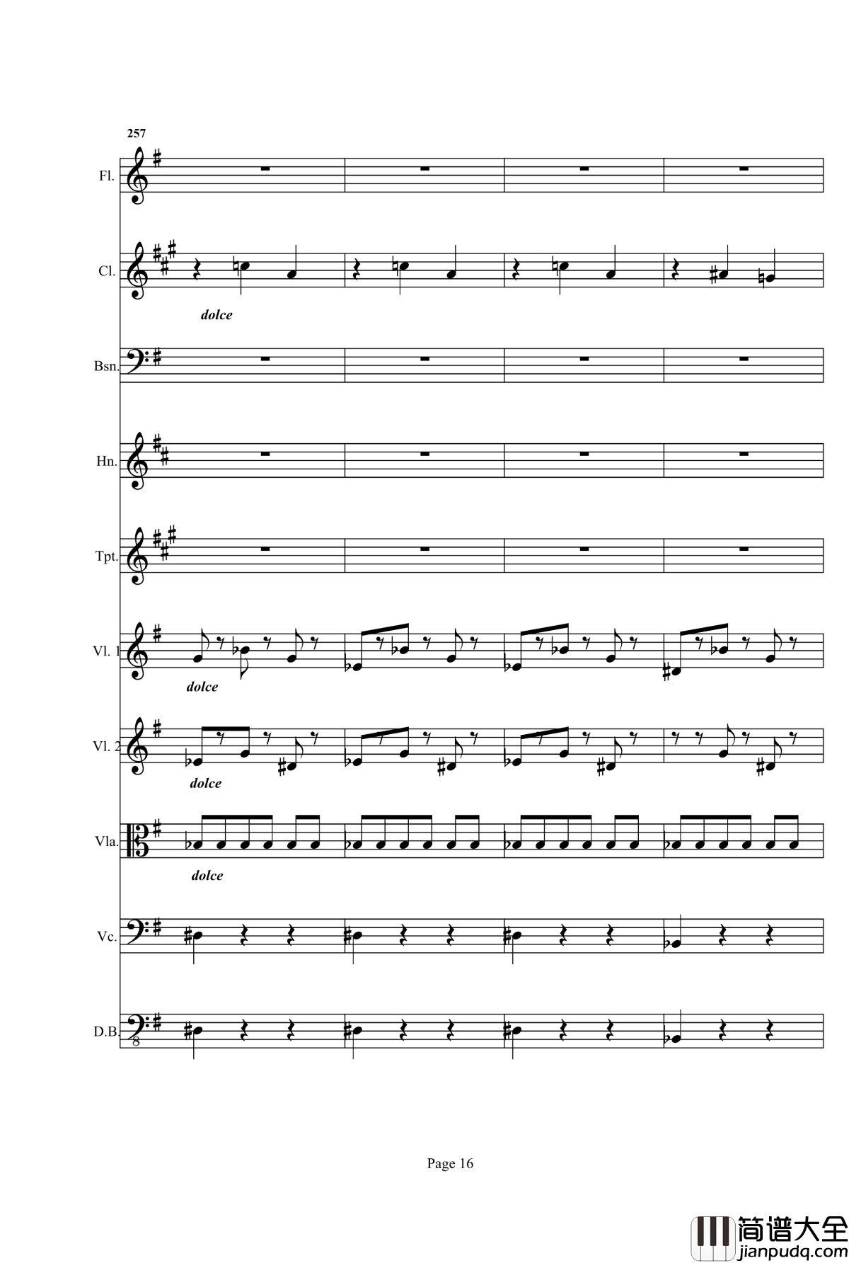 奏鸣曲之交响钢琴谱_第25首_Ⅰ_贝多芬_beethoven