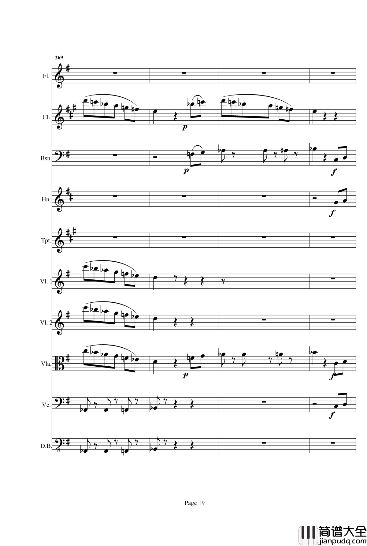 奏鸣曲之交响钢琴谱_第25首_Ⅰ_贝多芬_beethoven