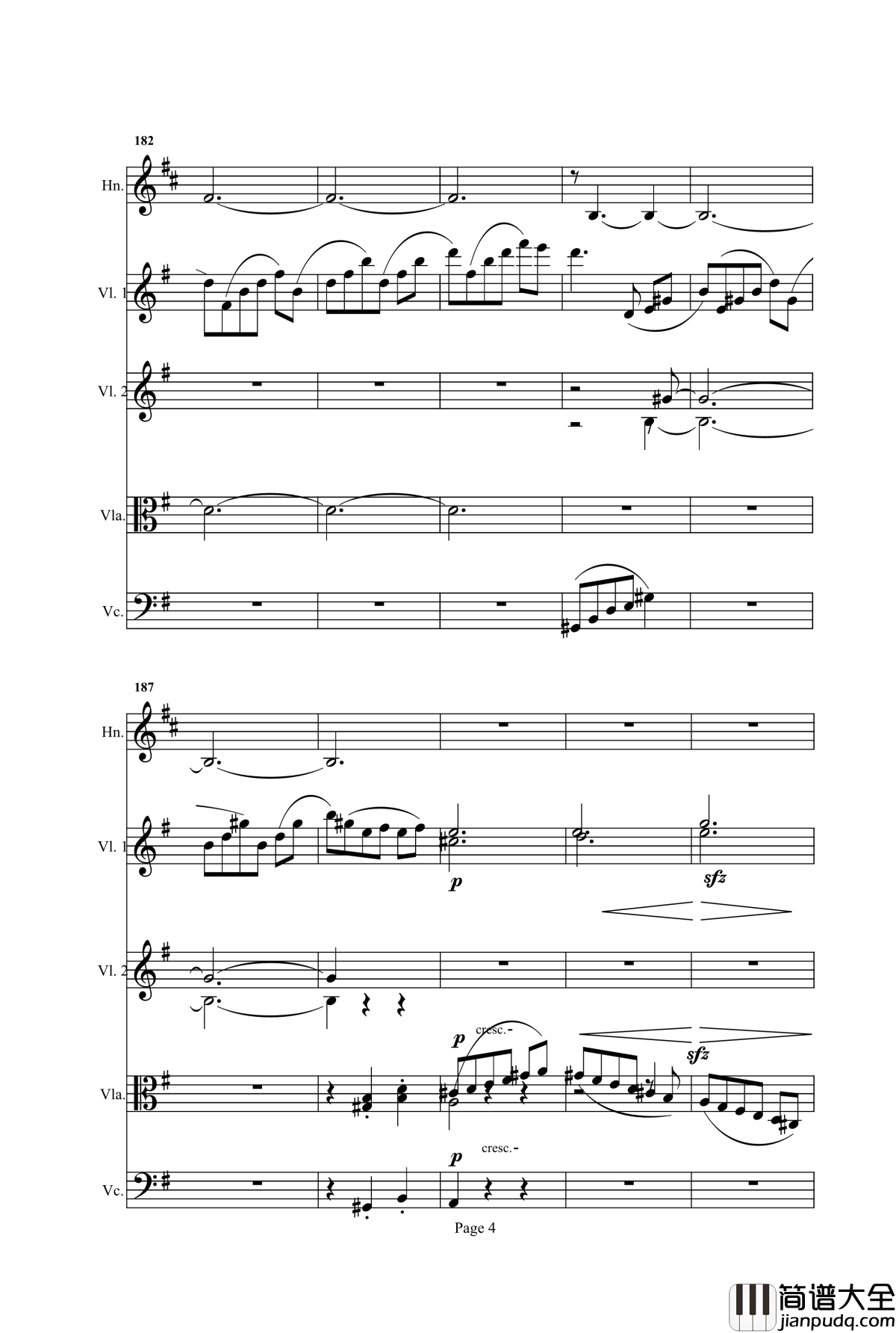 奏鸣曲之交响钢琴谱_第25首_Ⅰ_贝多芬_beethoven