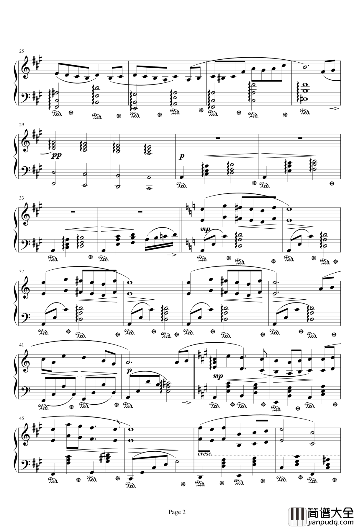 最终幻想FF5Dear_Friends钢琴谱_最终幻想