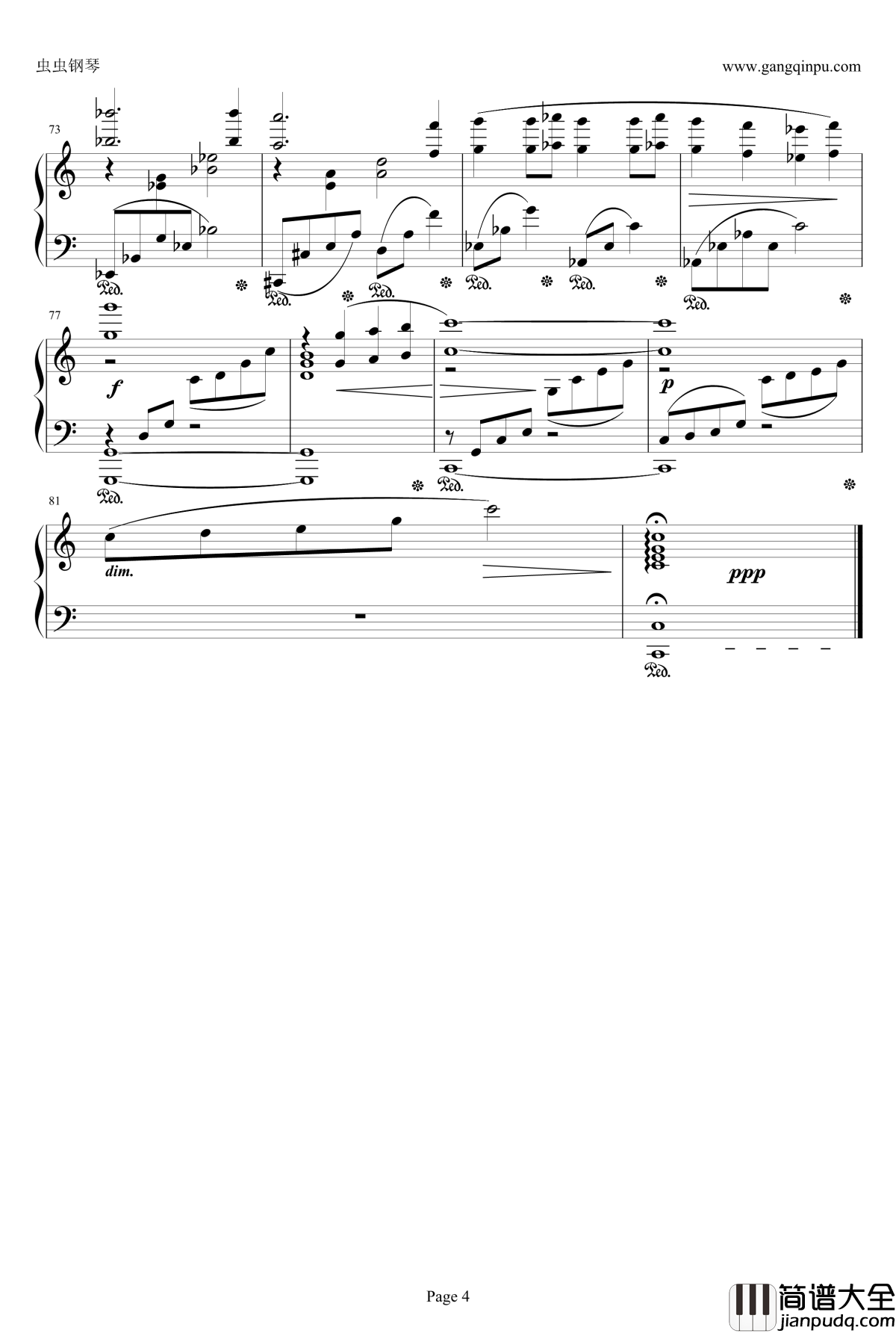 最终幻想FF5钢琴谱_最终幻想