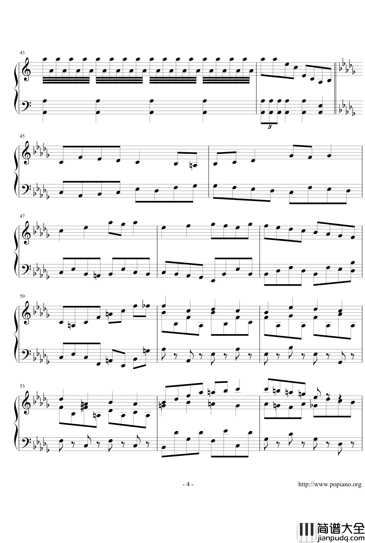 新创意曲13钢琴谱_~无限~