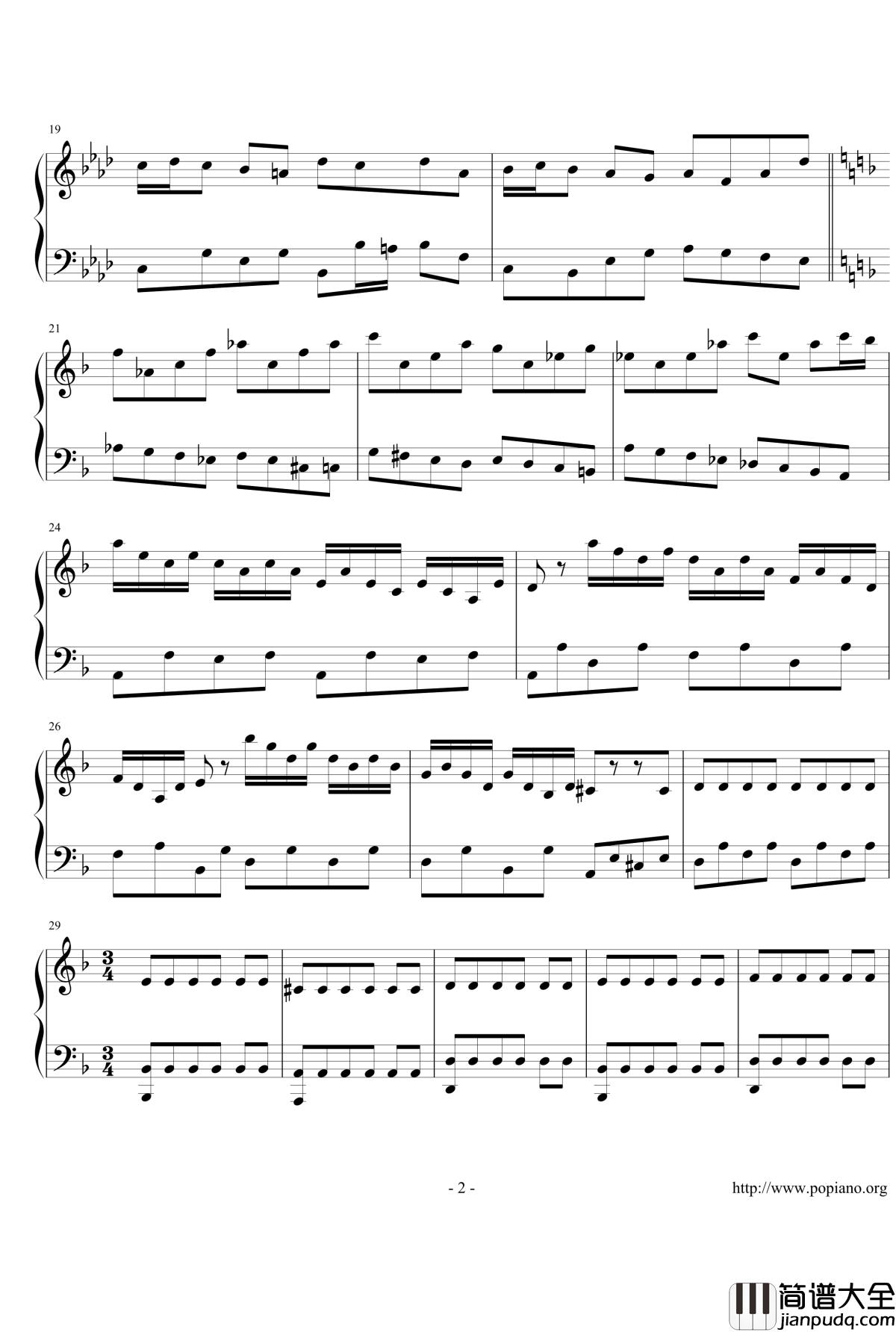 新创意曲13钢琴谱_~无限~