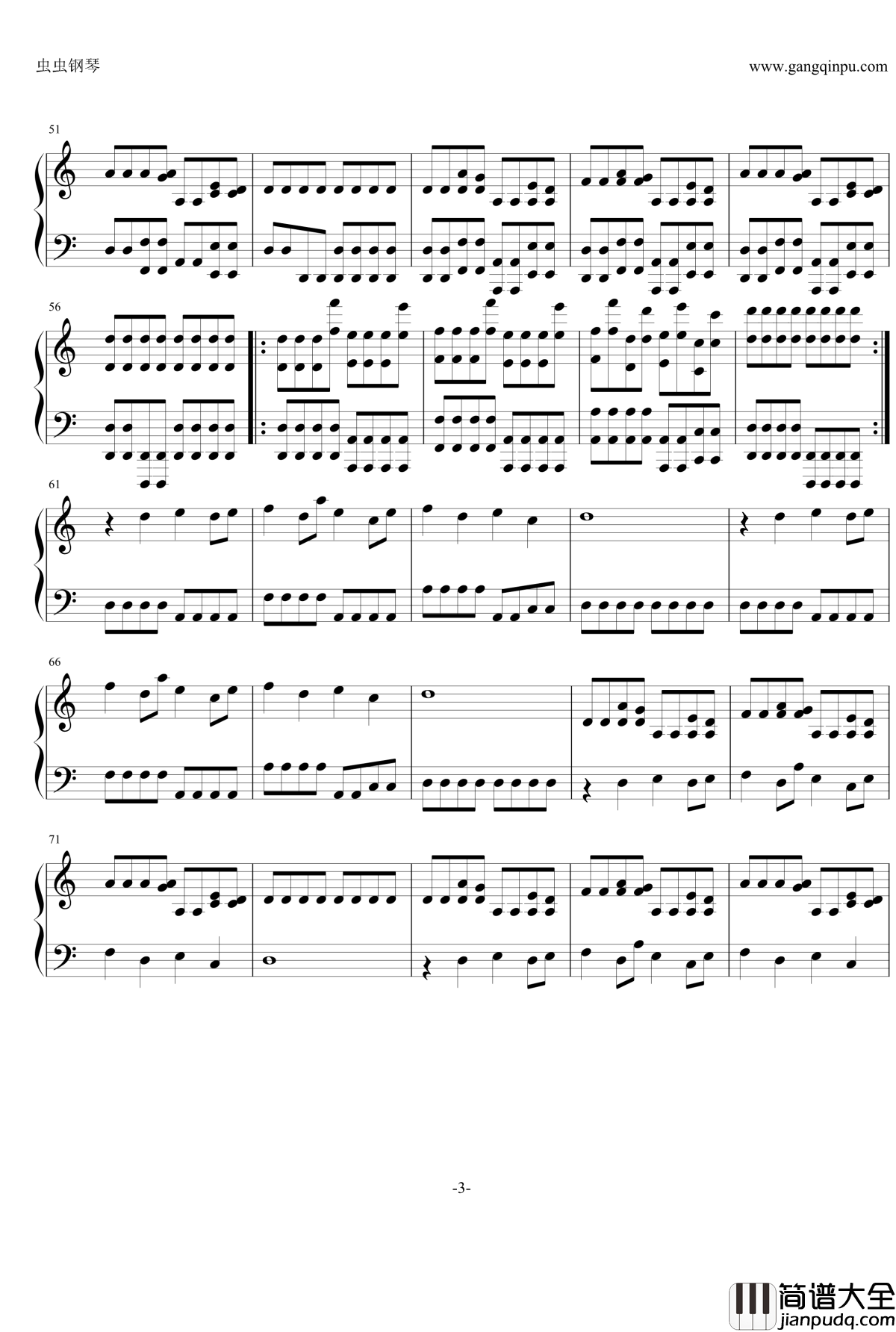 Nie_gefragt钢琴谱_Nachtblut