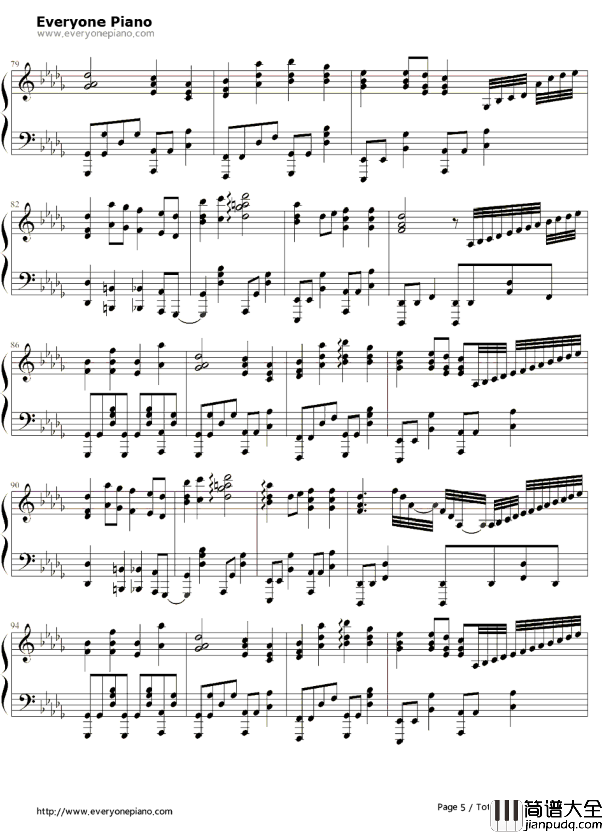 超梦的逆袭ED钢琴谱_风といっしょに_超梦的逆袭_神奇宝贝