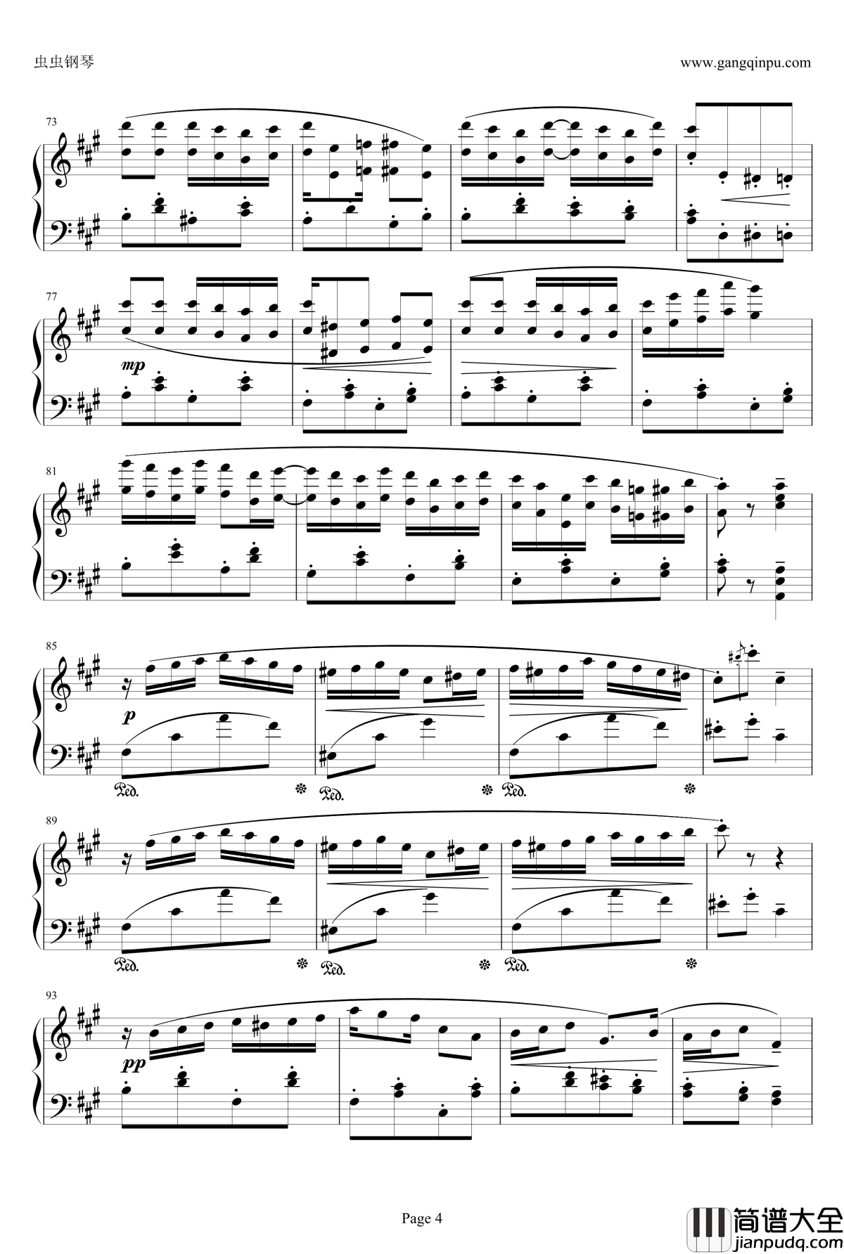 最终幻想FF6Spinach_Rag钢琴谱_最终幻想