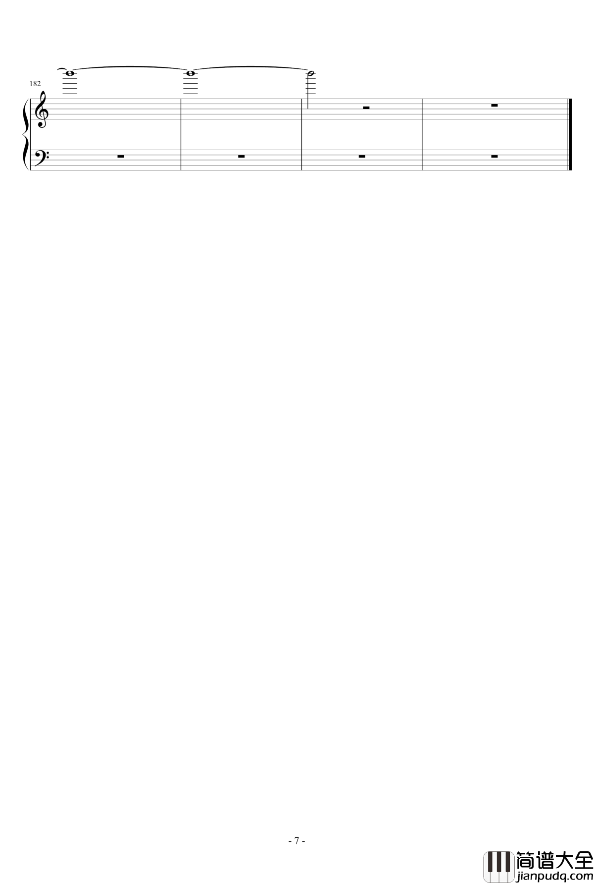 雪过初晴钢琴谱_GennieWong