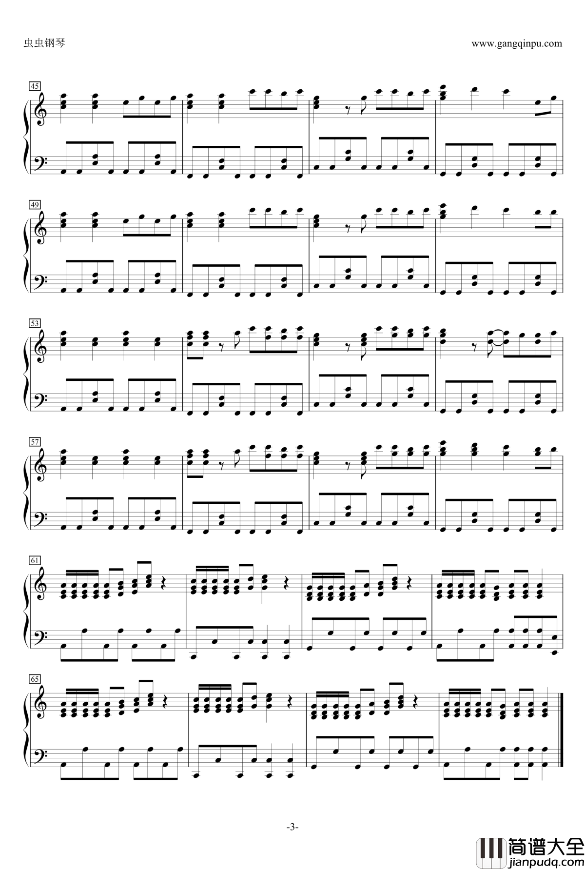 Roly_Poly钢琴谱_T_ARA