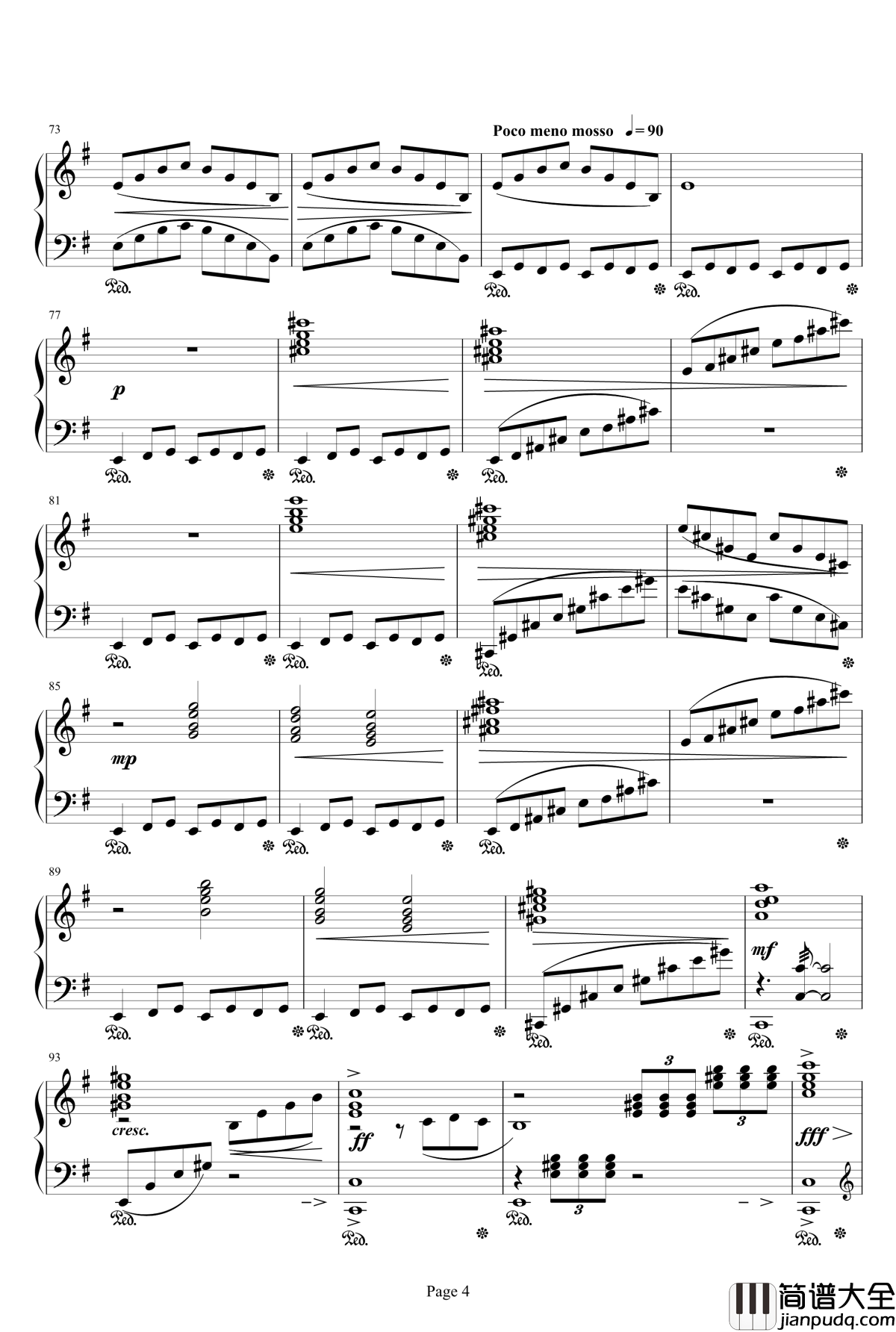 Main_Theme_of_Final_Fantasy_VII钢琴谱_最终幻想