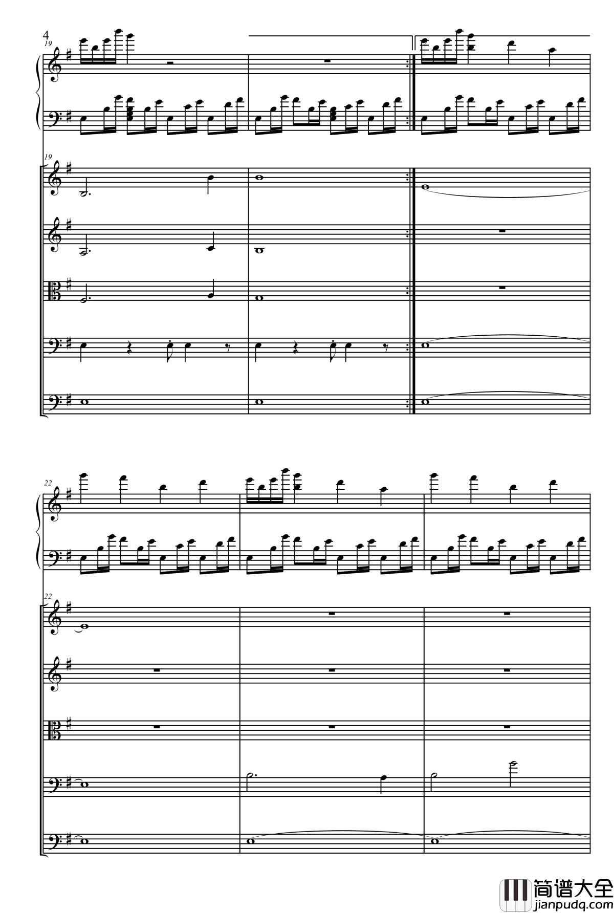 Day_and_Night钢琴谱_尸鬼插曲