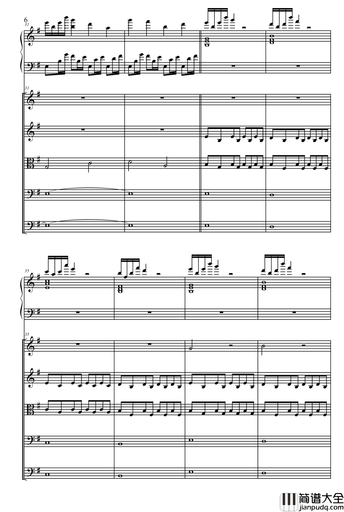 Day_and_Night钢琴谱_尸鬼插曲