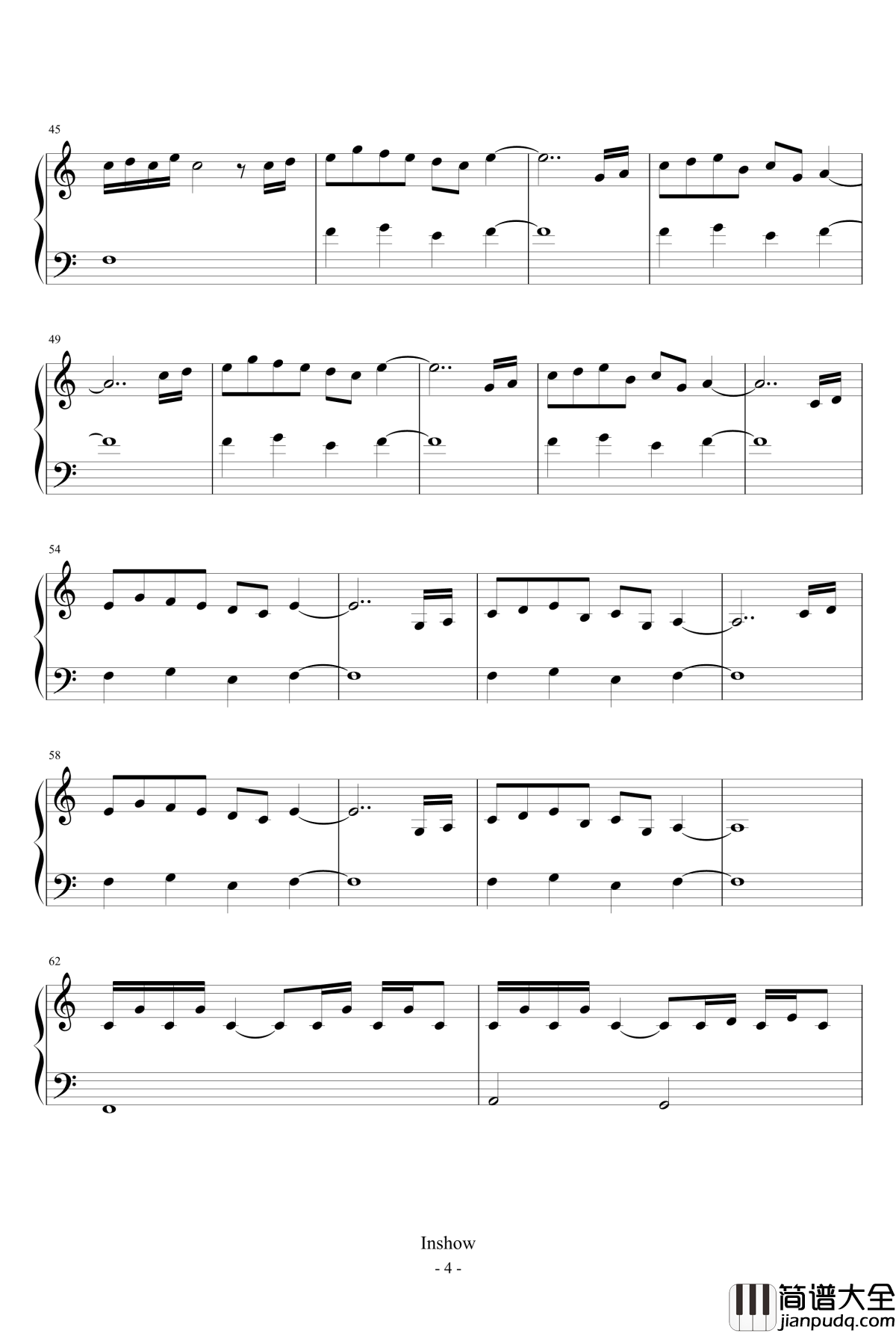 你的名字OST钢琴谱__デート_你的名字_电影