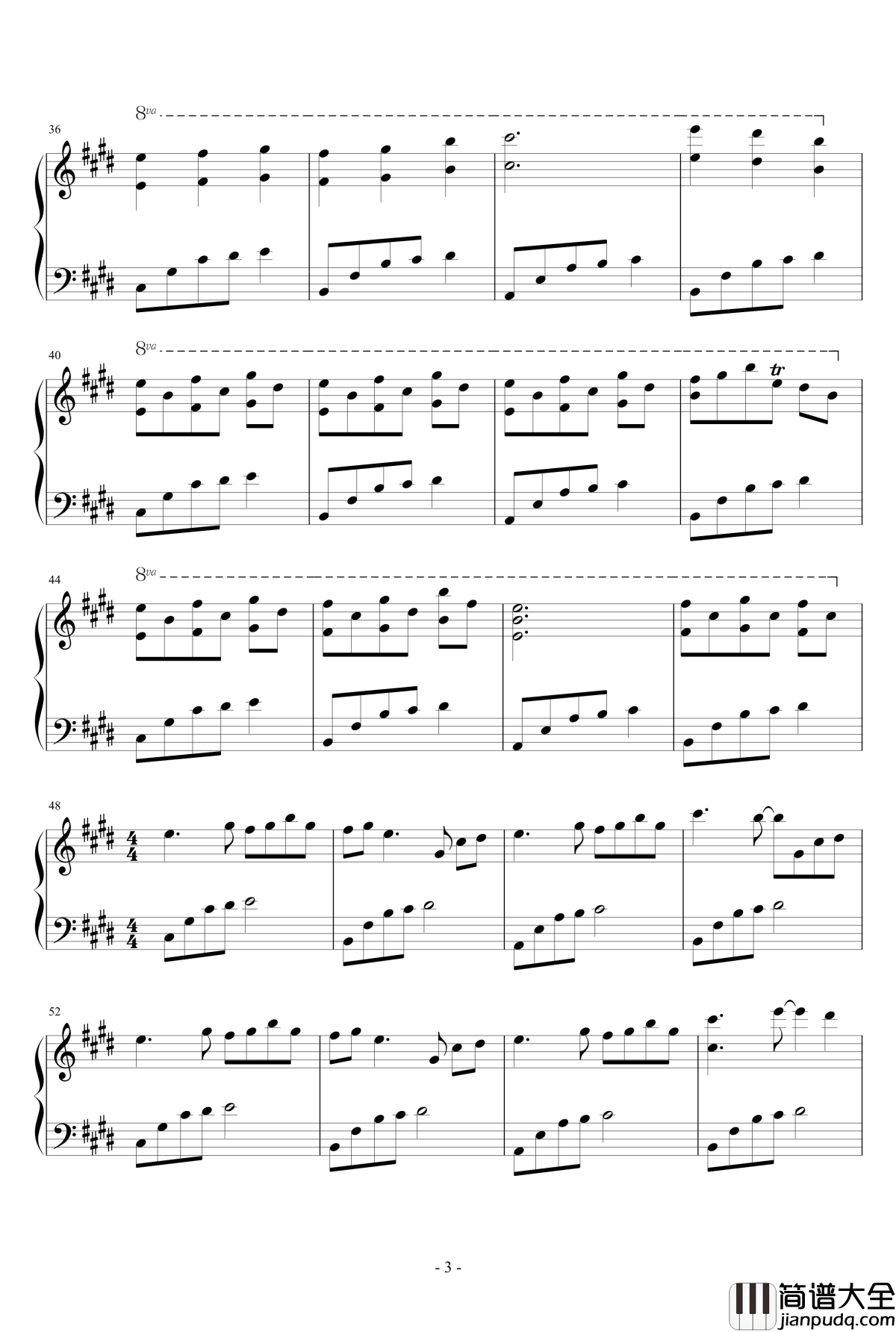 穰子的风铃钢琴谱_东方_东方project