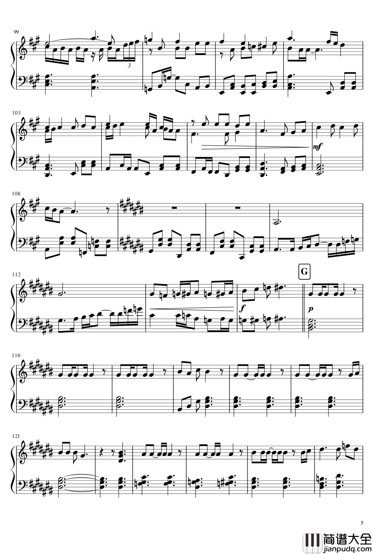 Shining_Star_Xmas钢琴谱_歌之王子殿下