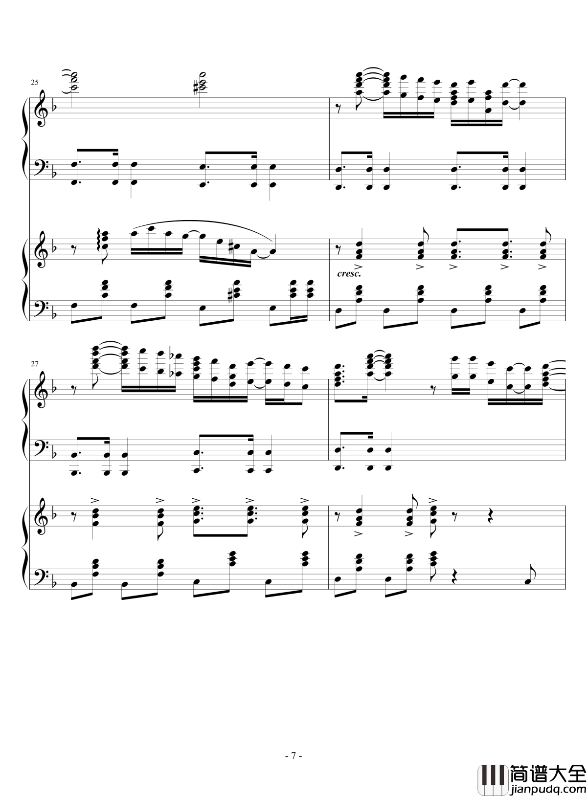 Hawaii_Five_0檀岛警骑主题曲钢琴谱_檀岛警骑