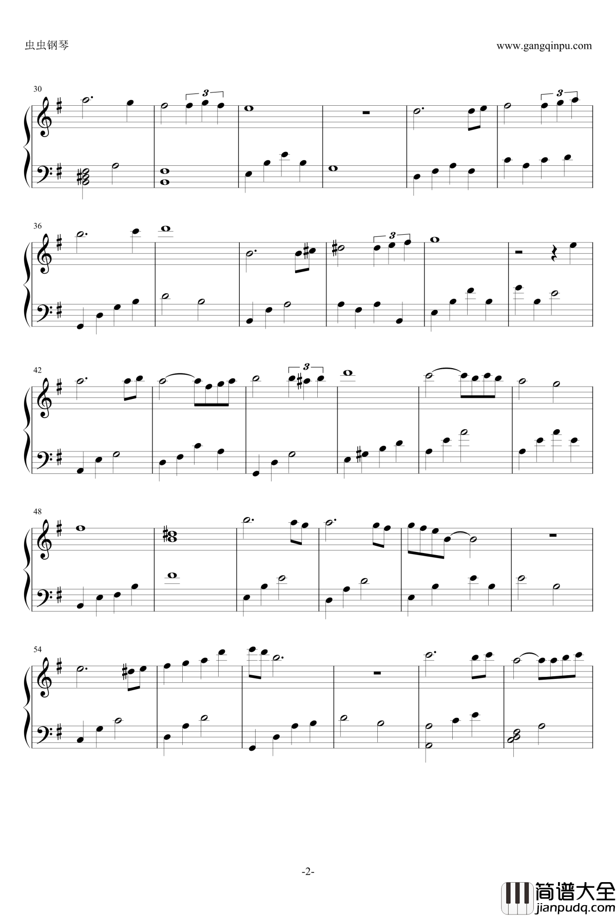 A_Little_Prayer钢琴谱_渡辺博也