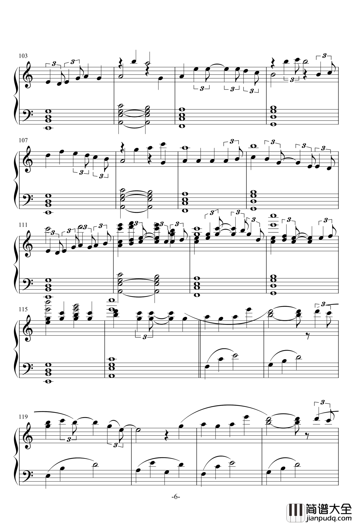 雨咲ATCG钢琴谱_二夜祭