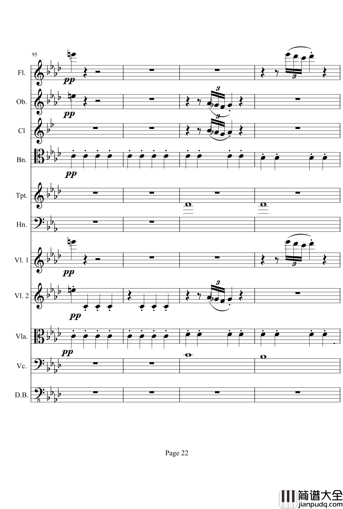 奏鸣曲之交响钢琴谱_第1首_Ⅰ_贝多芬_beethoven