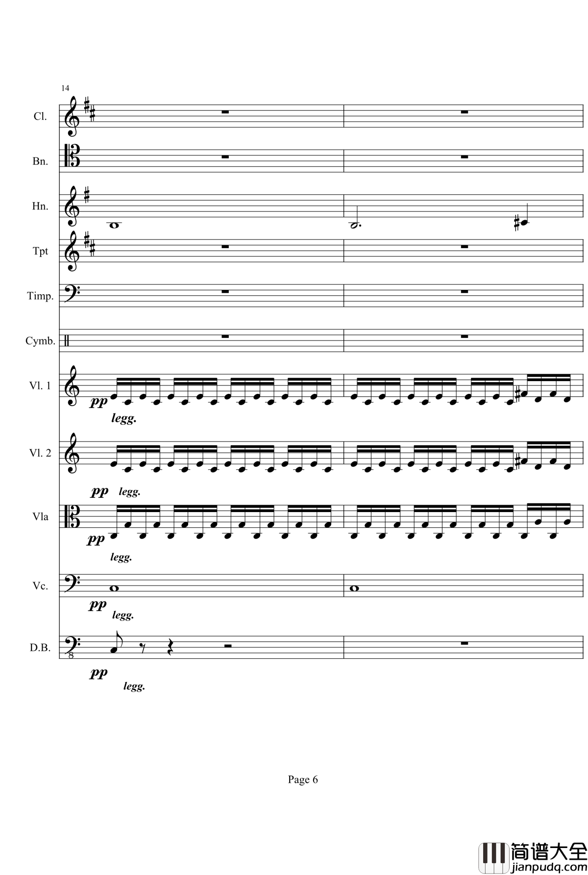 奏鸣曲之交响钢琴谱_第21首_Ⅰ_贝多芬_beethoven