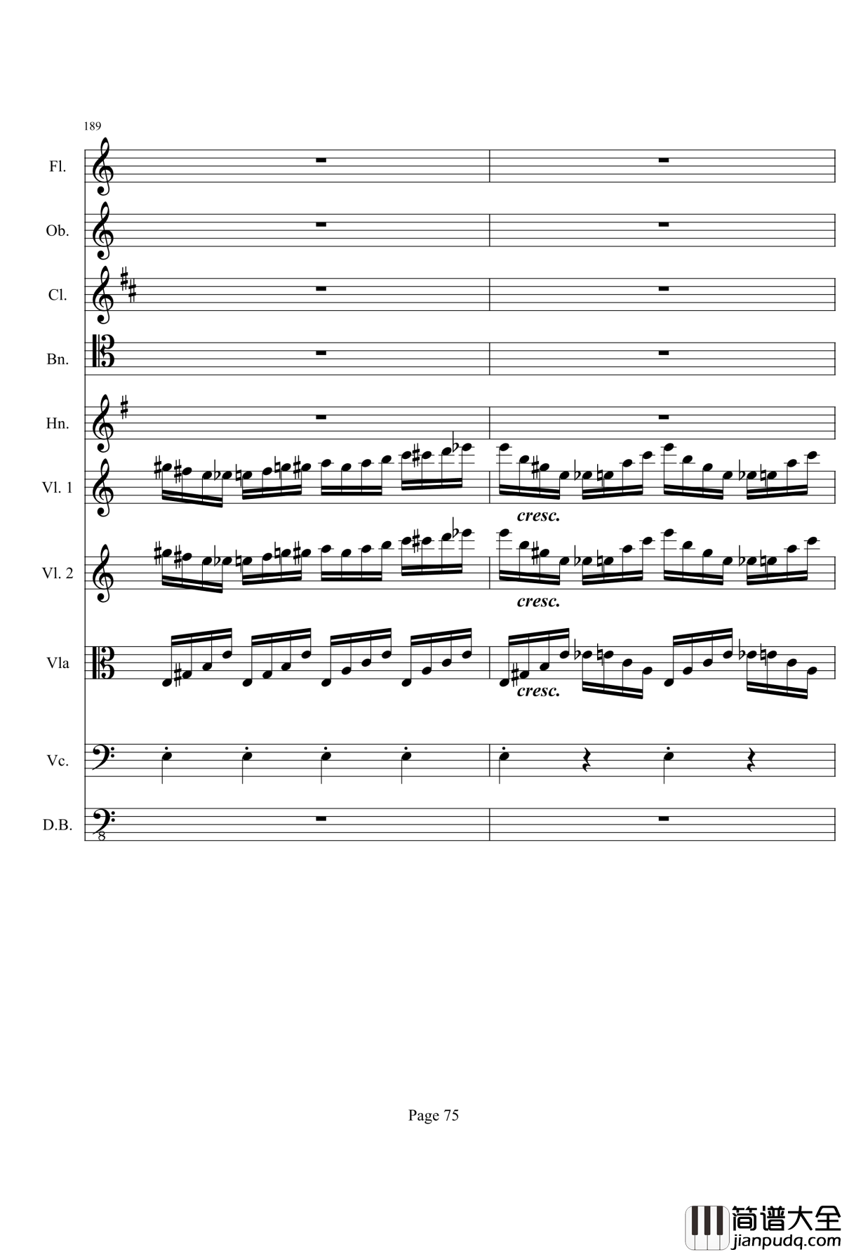 奏鸣曲之交响钢琴谱_第21首_Ⅰ_贝多芬_beethoven