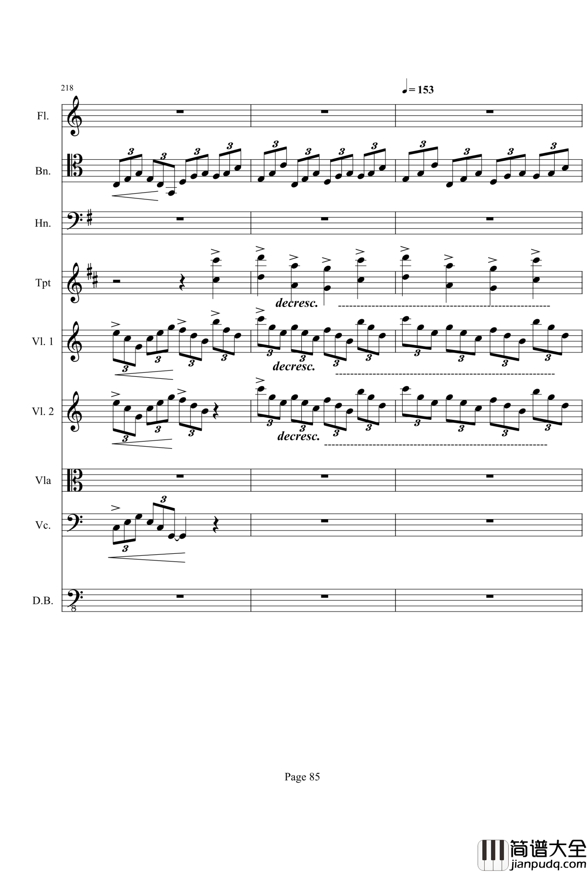 奏鸣曲之交响钢琴谱_第21首_Ⅰ_贝多芬_beethoven